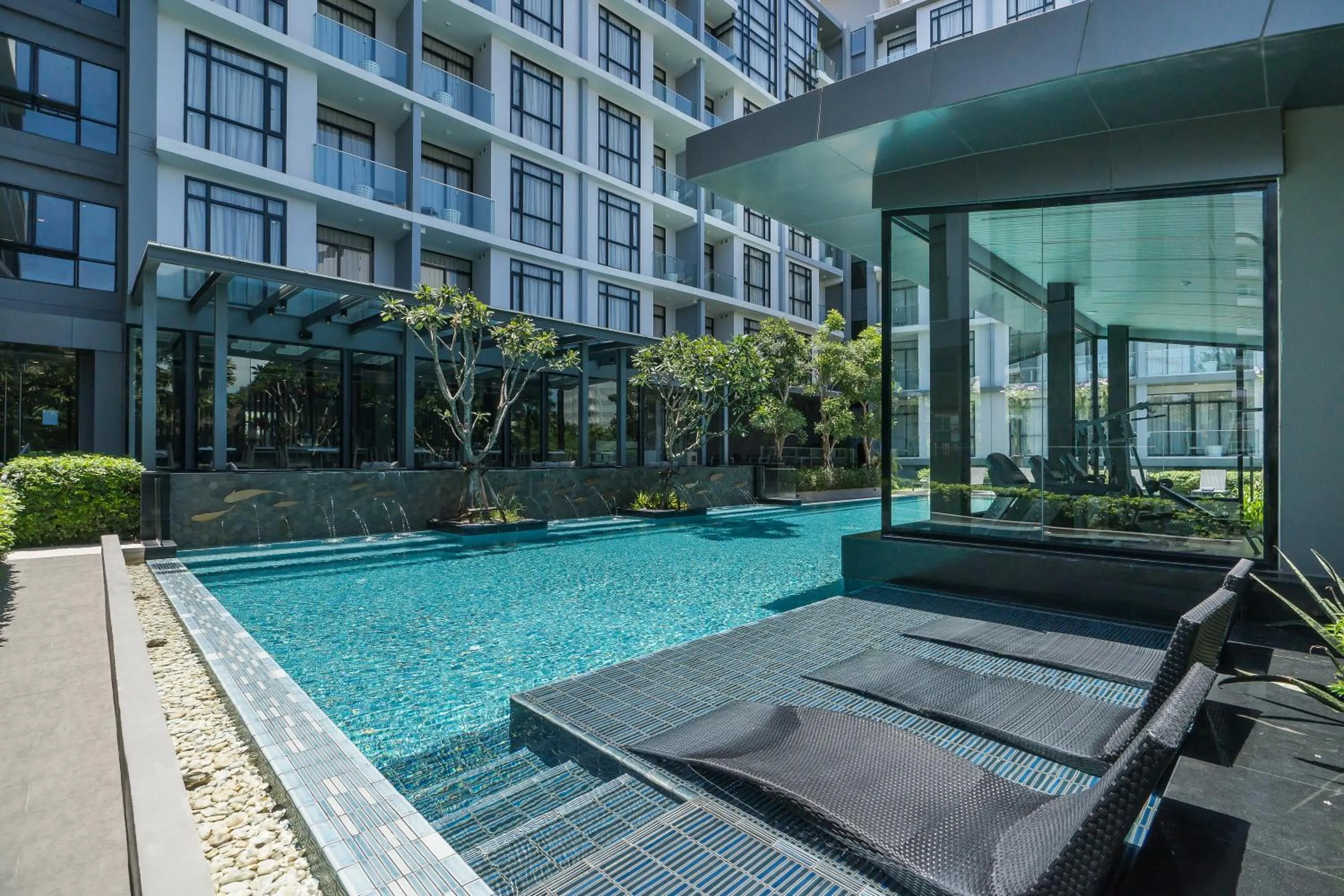 Swimming pool in Arden Hotel and Residence by At Mind