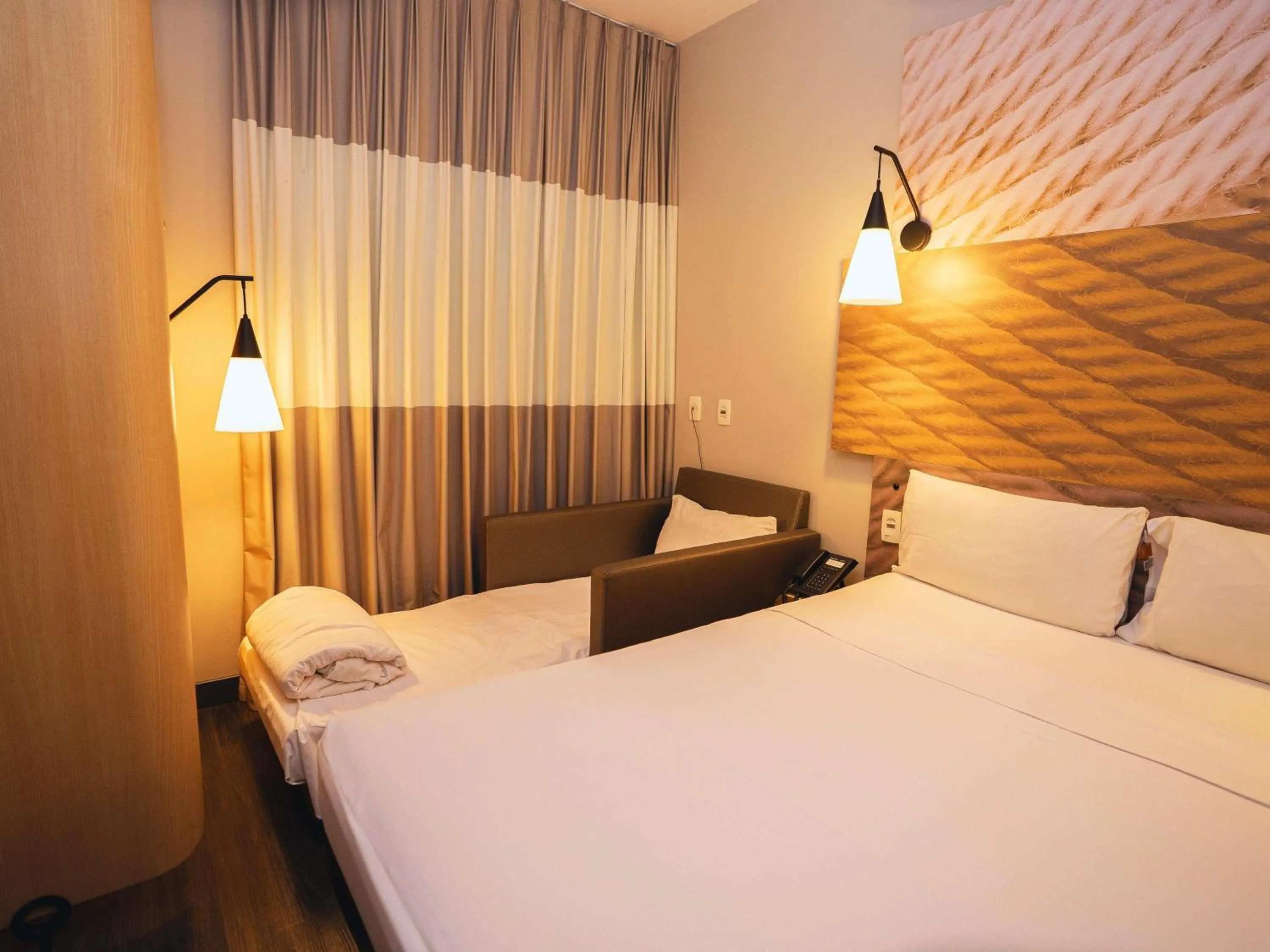 Bedroom, Bed in ibis Sao Bernardo do Campo