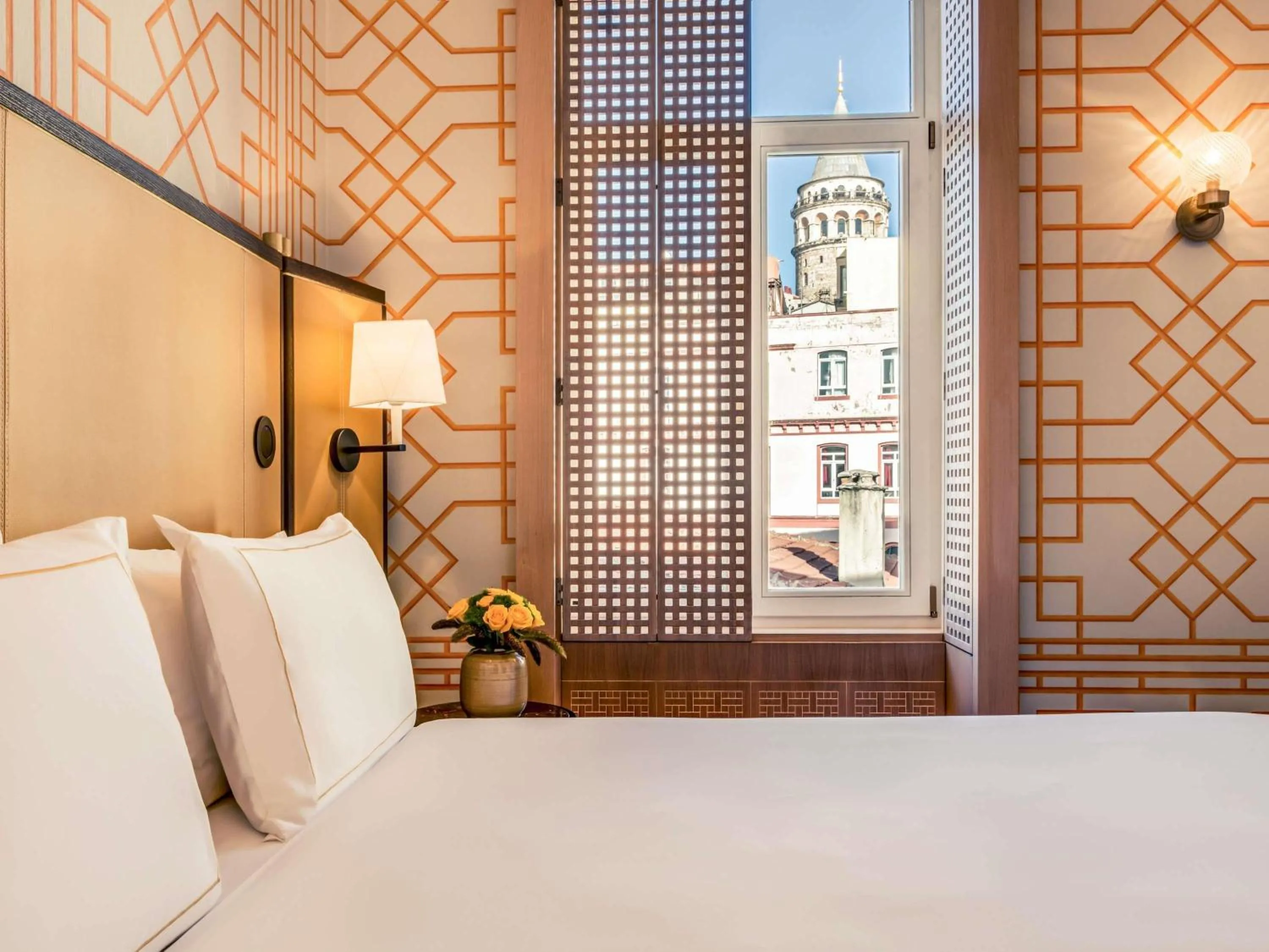 Bedroom, Bed in The Galata Hotel Istanbul - MGallery Collection