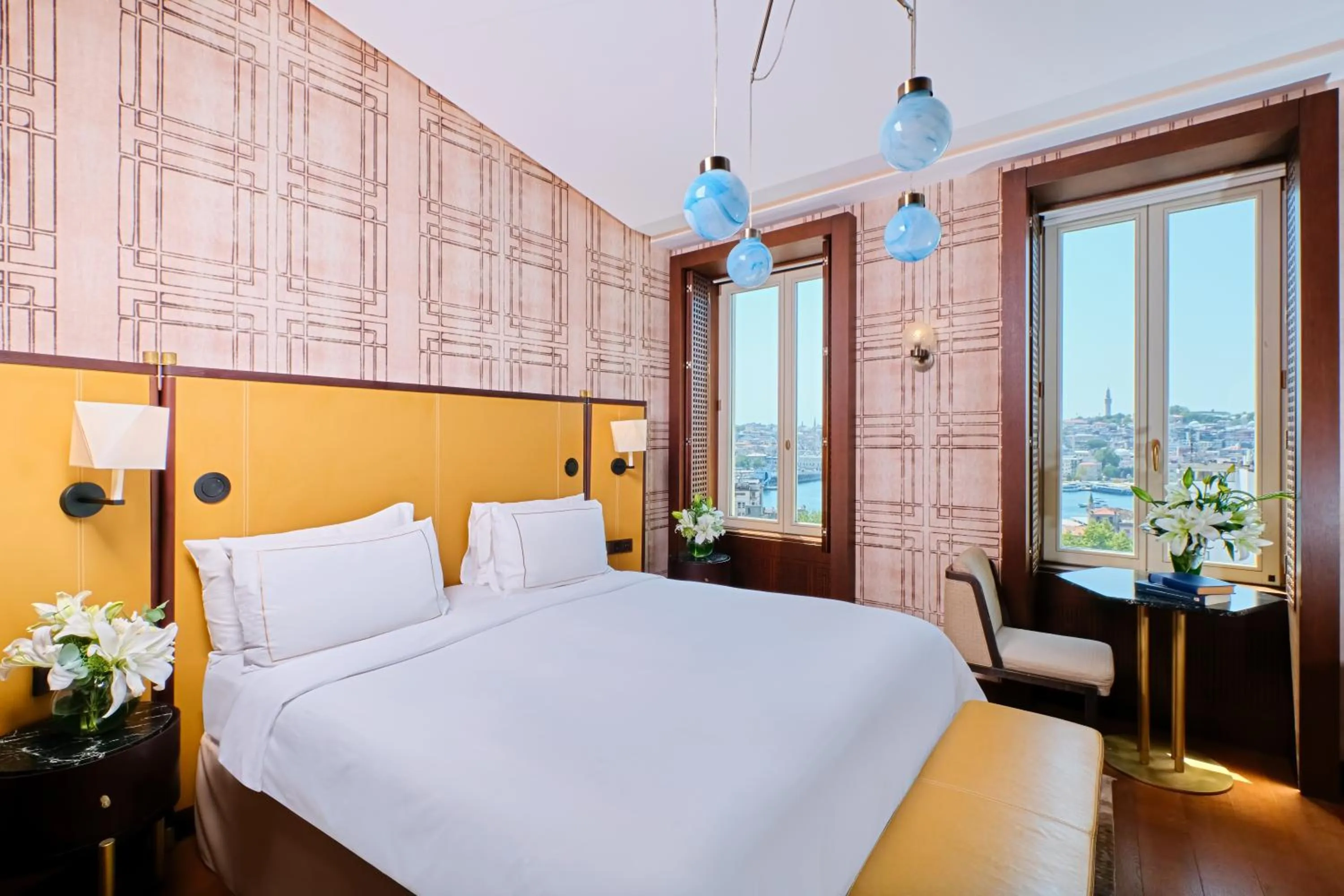 Bed in The Galata Hotel Istanbul - MGallery Collection
