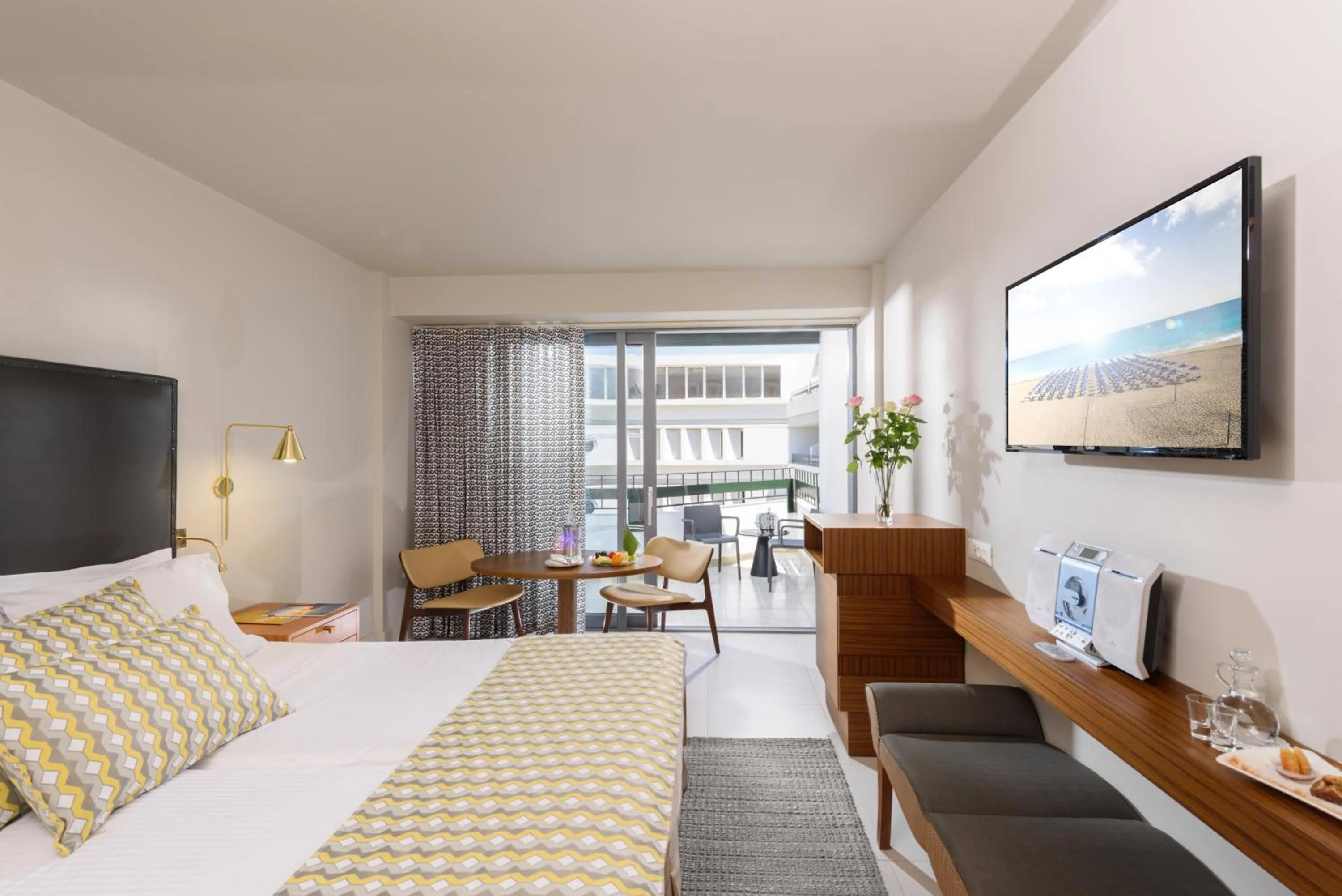 Bedroom, Bed in Aquila Porto Rethymno