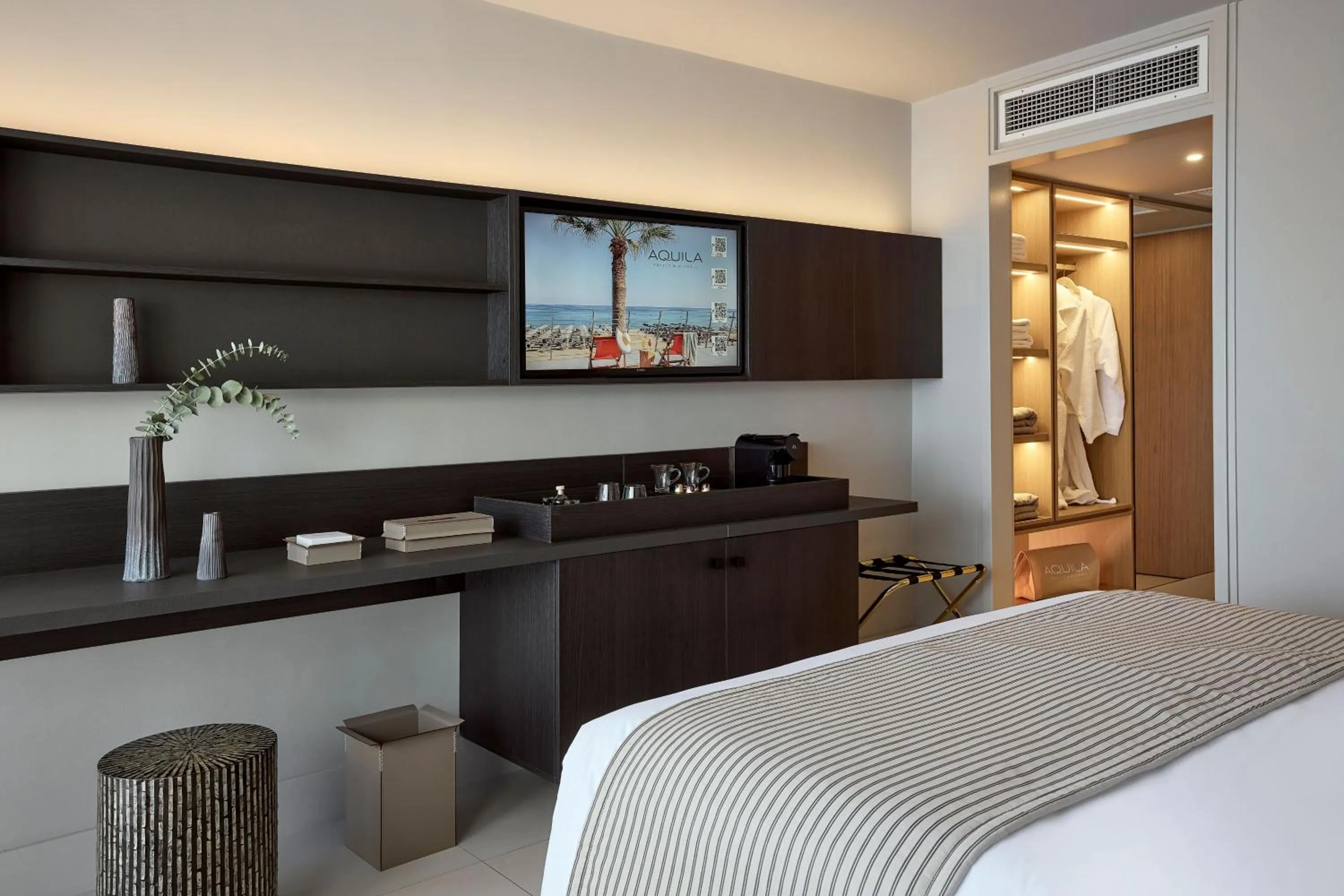 Bedroom, Bed in Aquila Porto Rethymno