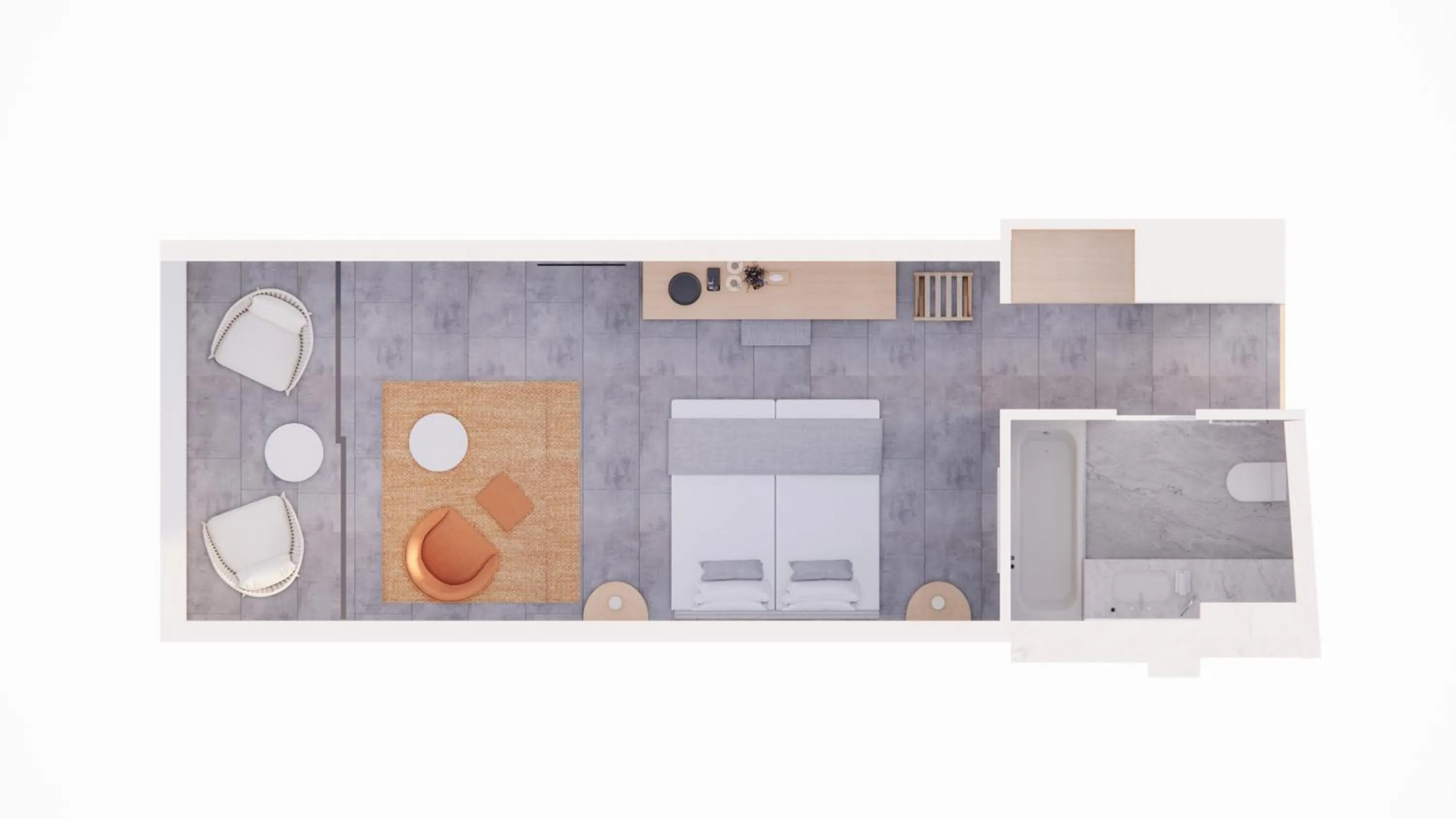 Floor plan in Aquila Porto Rethymno