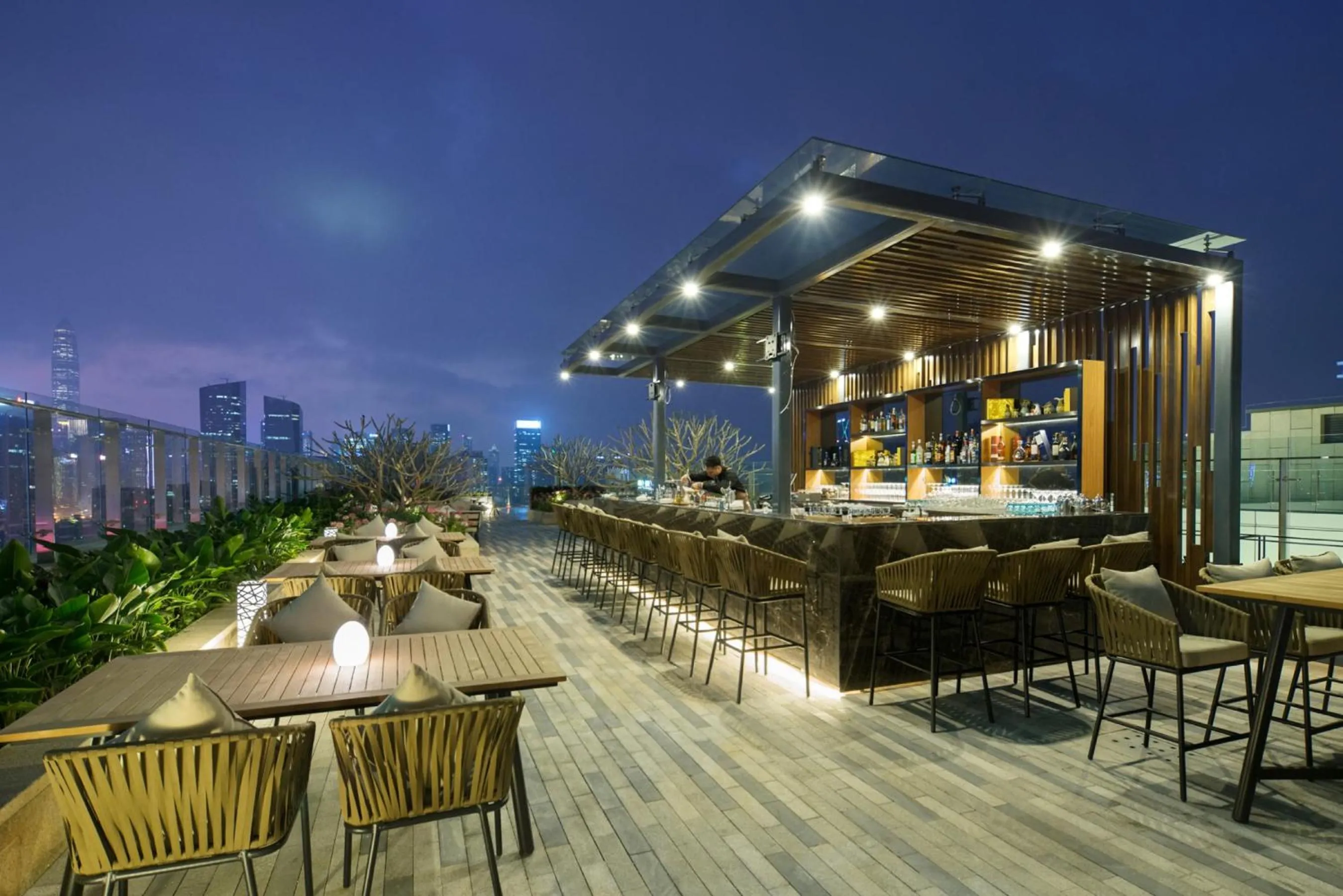 Lounge or bar in Fraser Suites Shenzhen