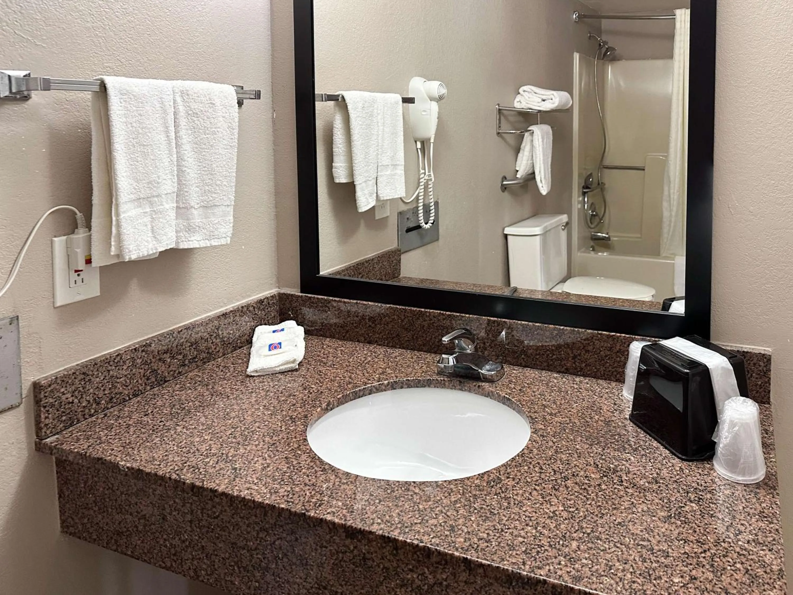 Bathroom in Motel 6 Atlanta GA Atlanta Airport East