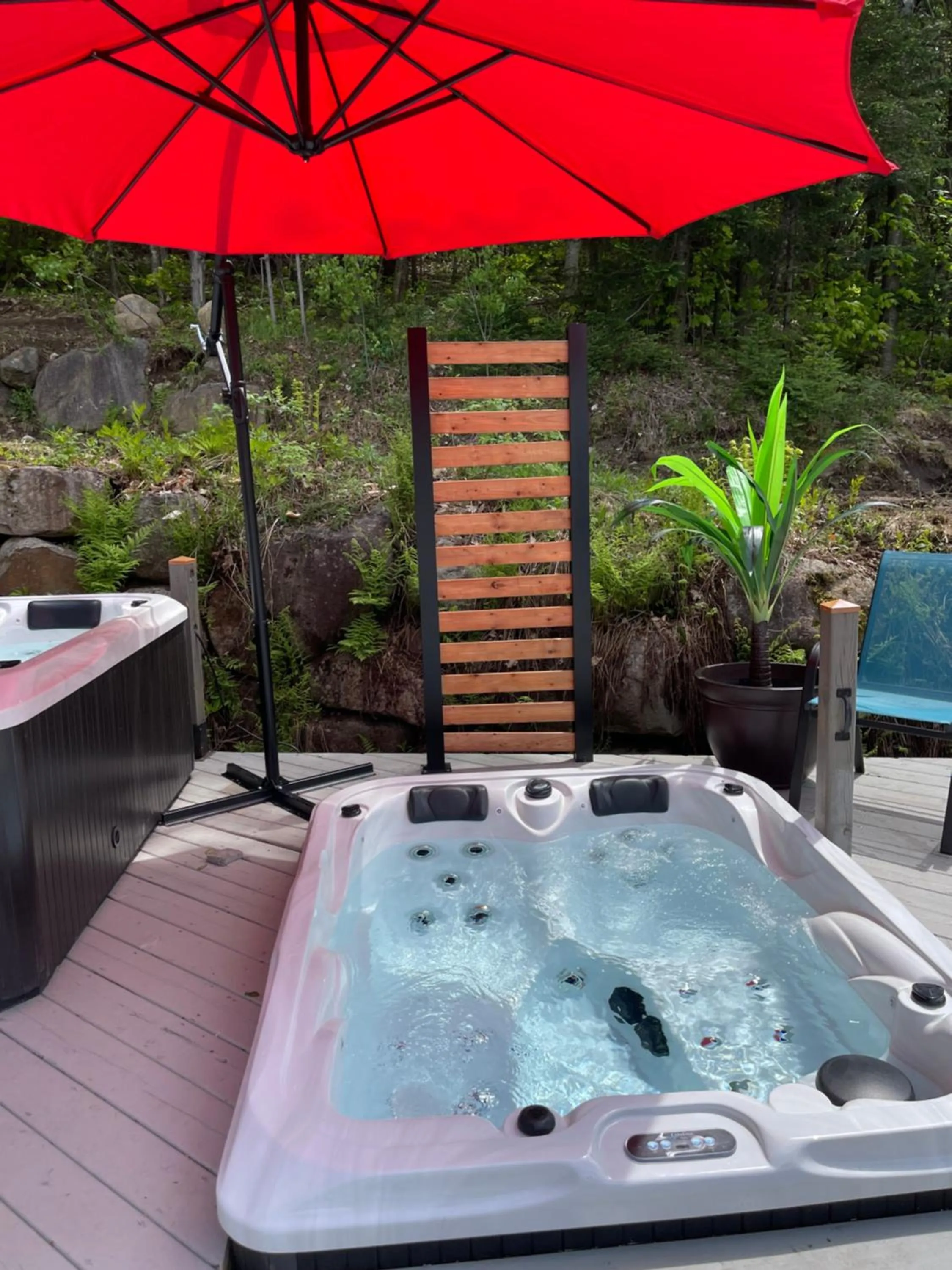 Hot Tub in Auberge Hotel Spa Watel