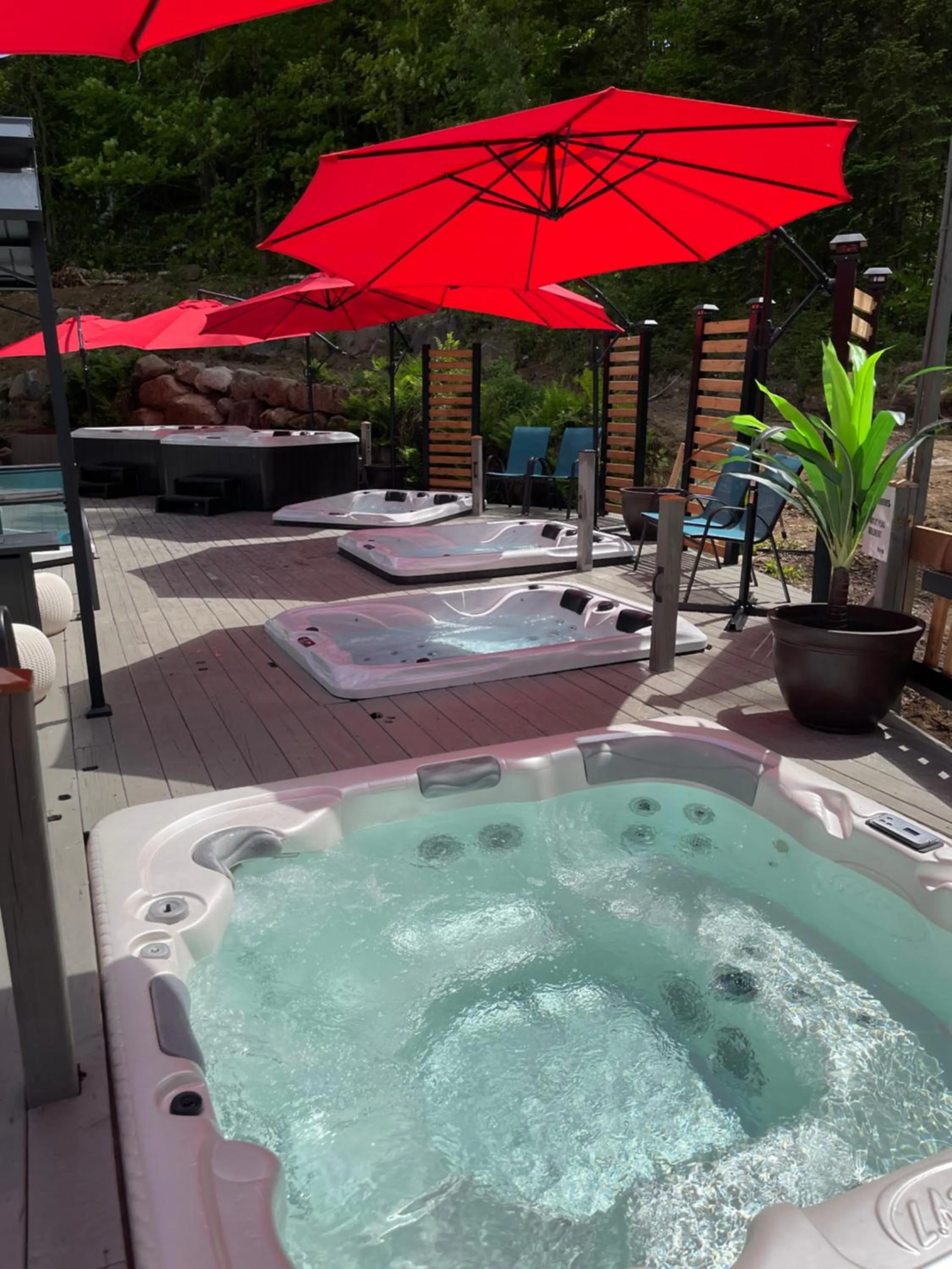 Hot Tub in Auberge Hotel Spa Watel