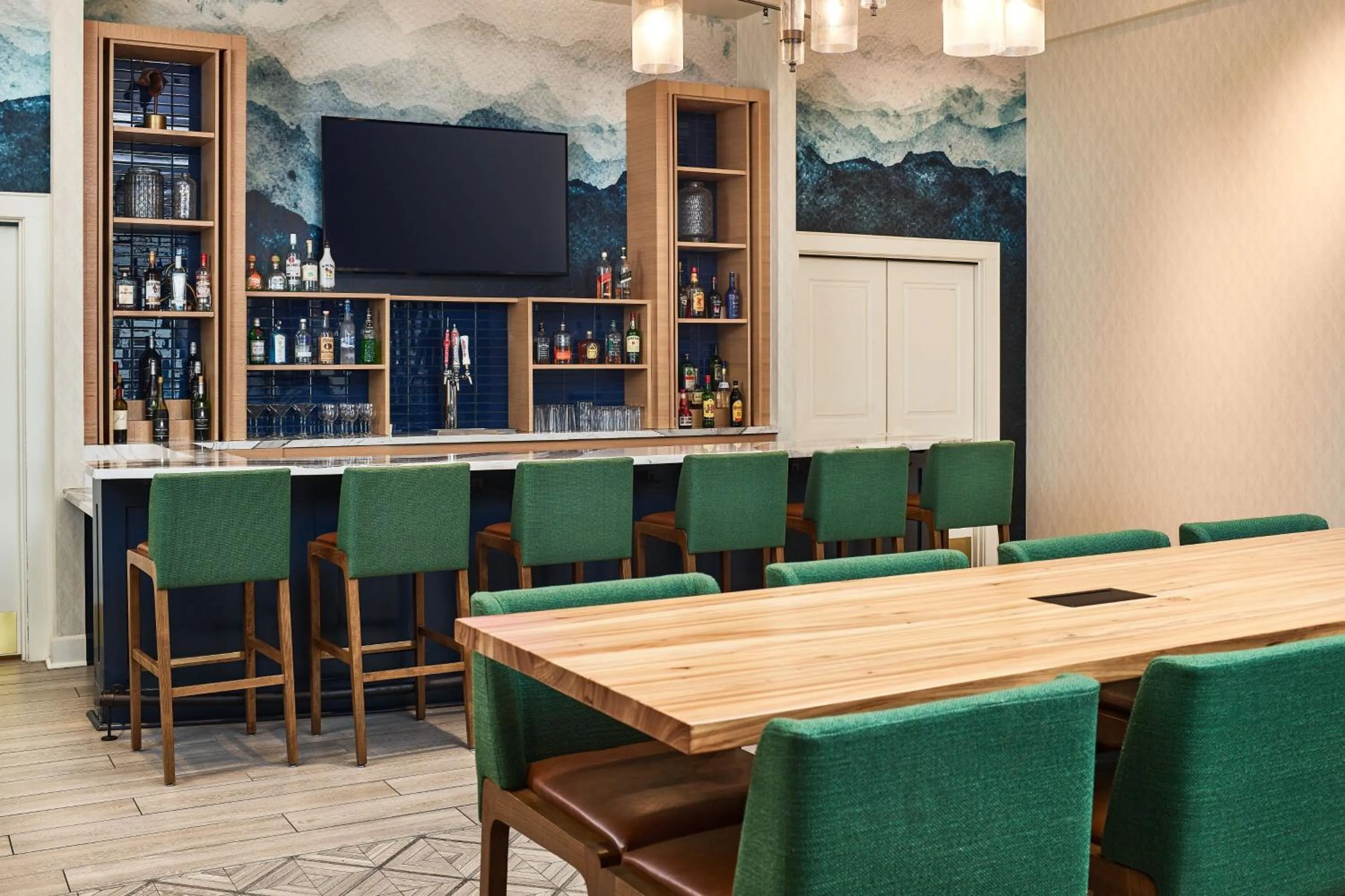 Lounge or bar in Residence Inn Denver City Center