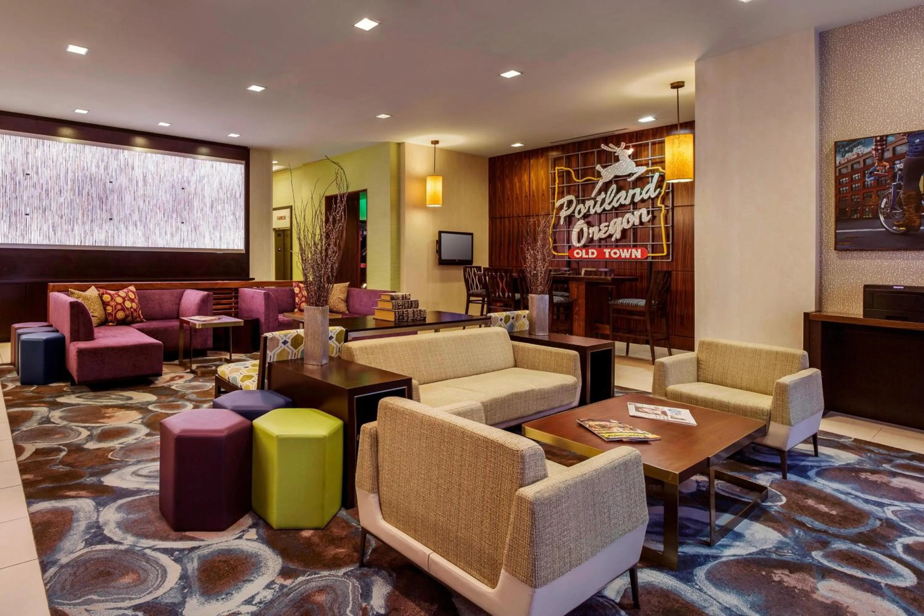 Lobby or reception in Courtyard by Marriott Portland City Center