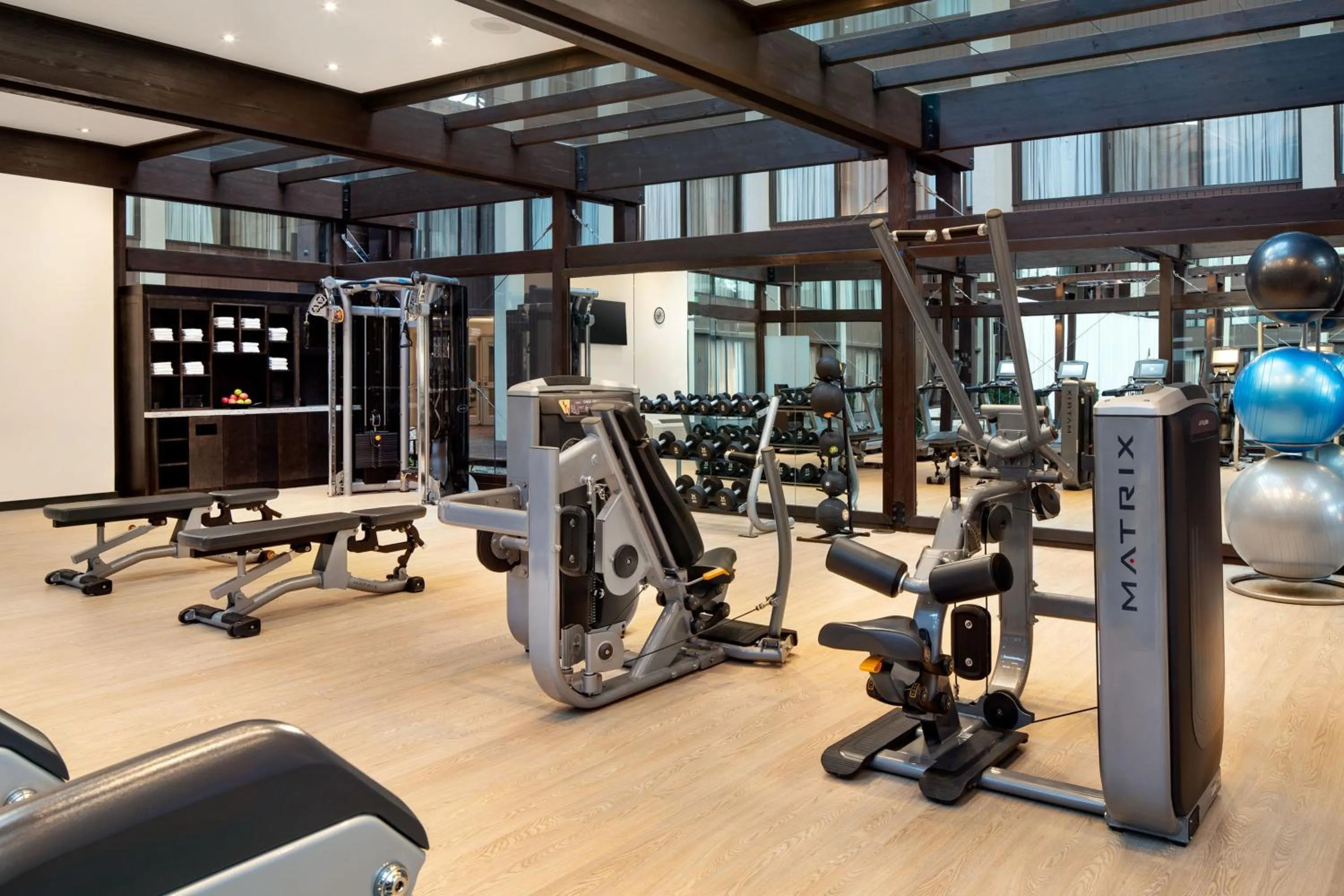 Fitness centre/facilities in Seattle Airport Marriott