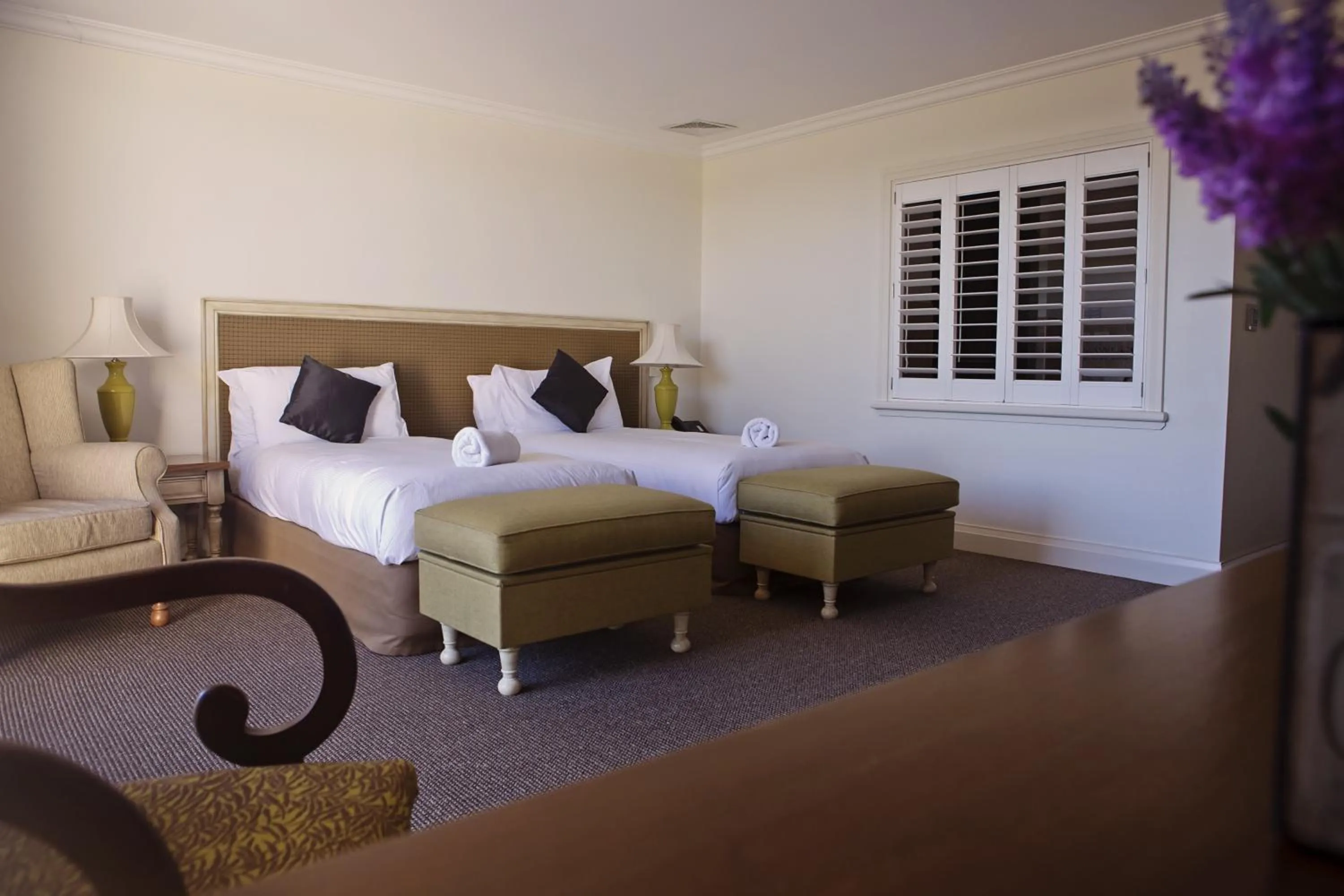 Bed in Harrington River Lodge