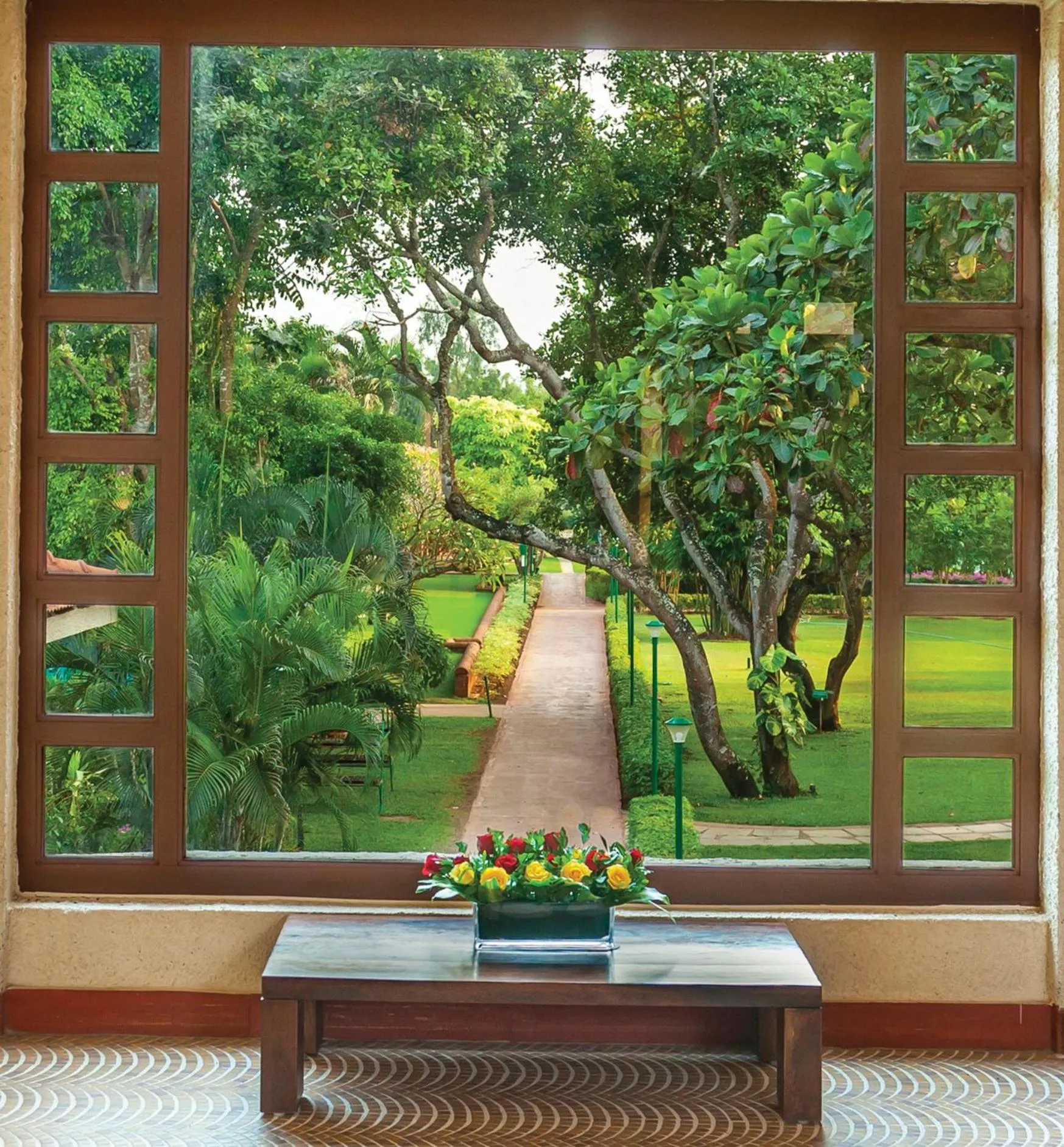 Garden view in Caravela Beach Resort