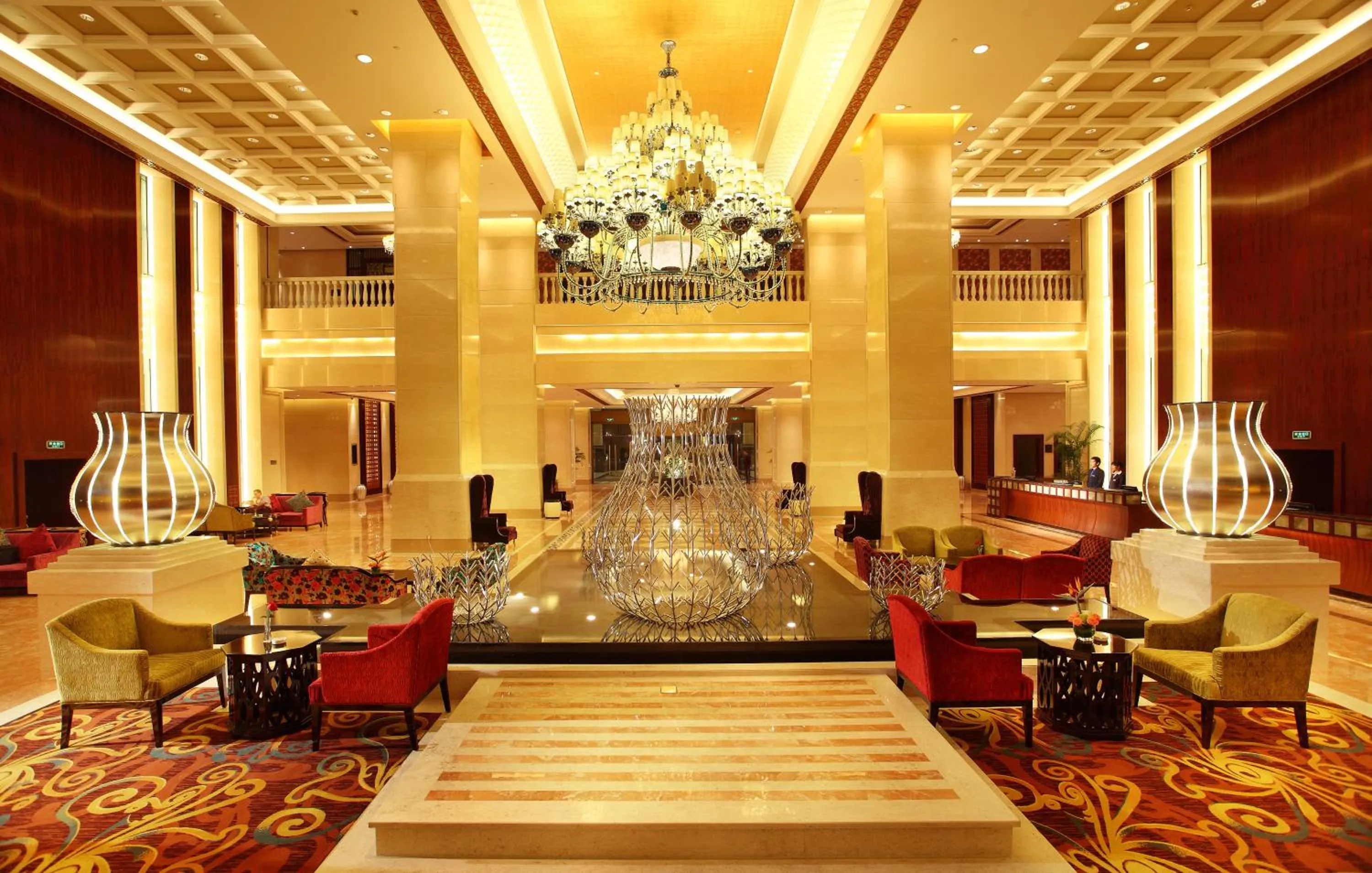 Lobby or reception in Wyndham Grand Plaza Royale Palace Chengdu