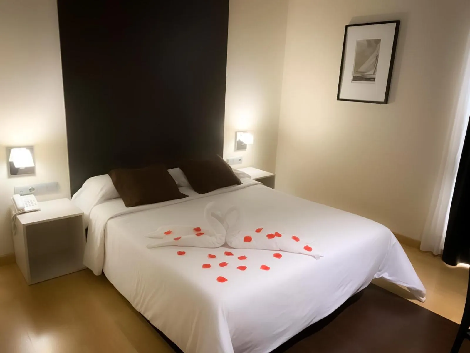 Bed in Hotel Ortuella