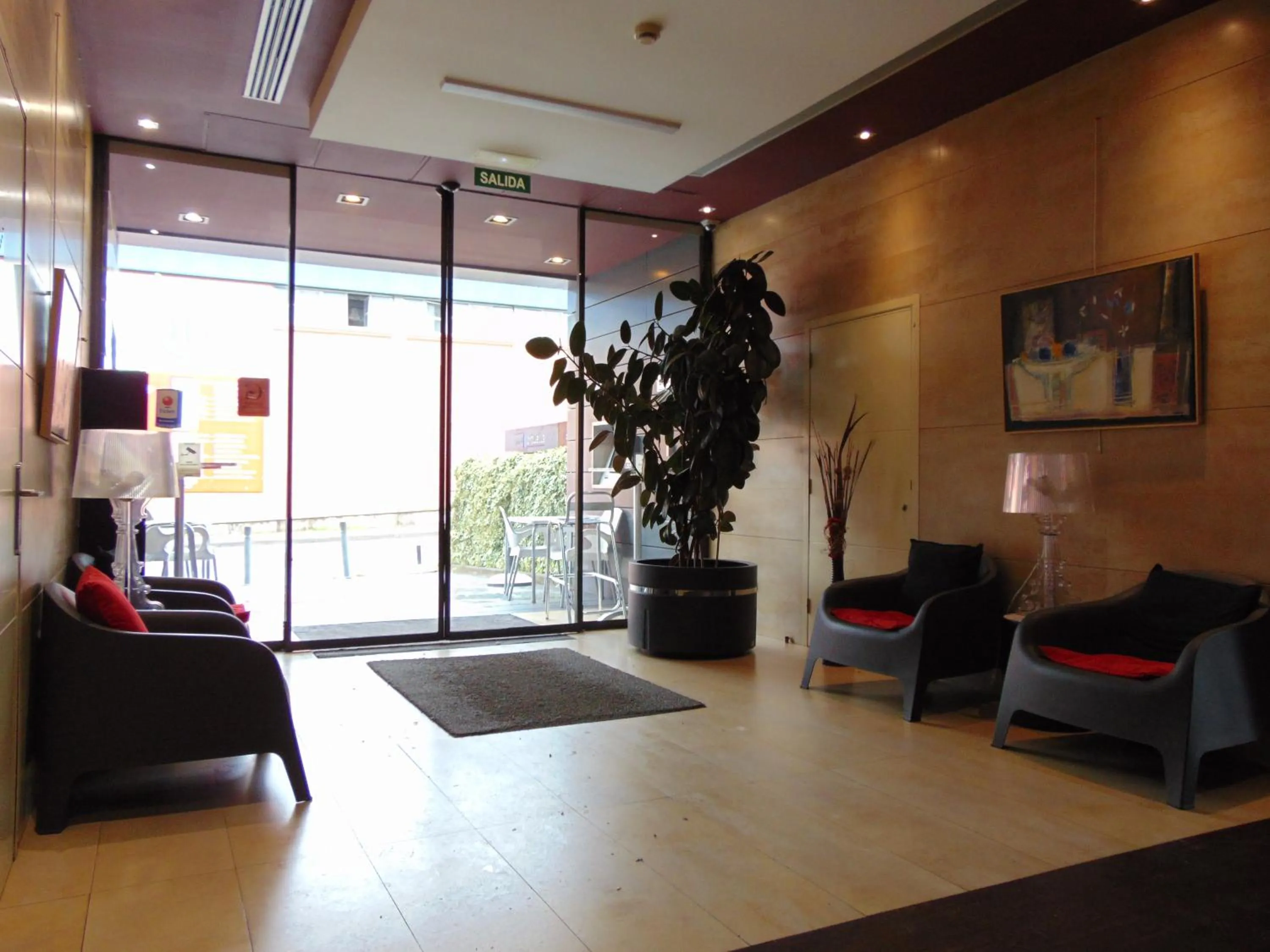 Lobby or reception in Hotel Ortuella