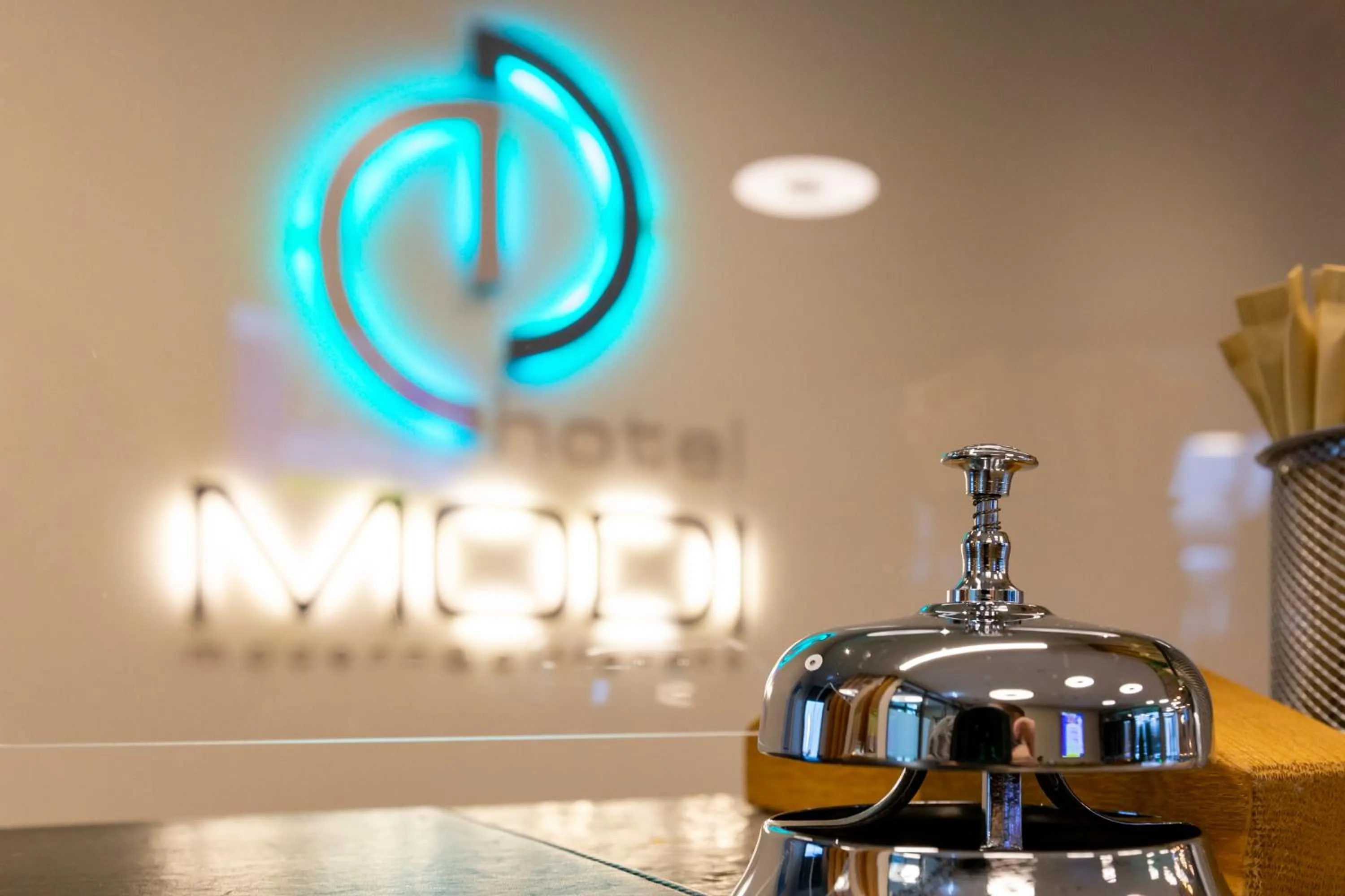 Lobby or reception in Hotel MODI