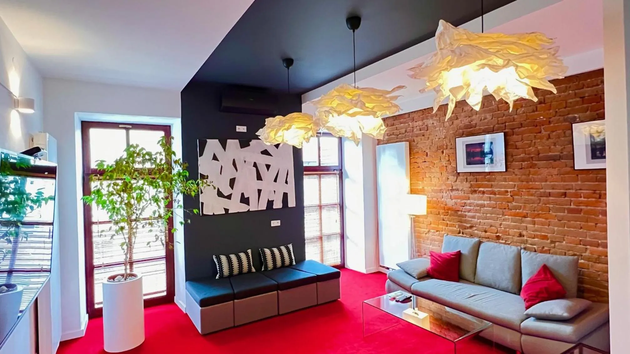 Living room in Hotel77