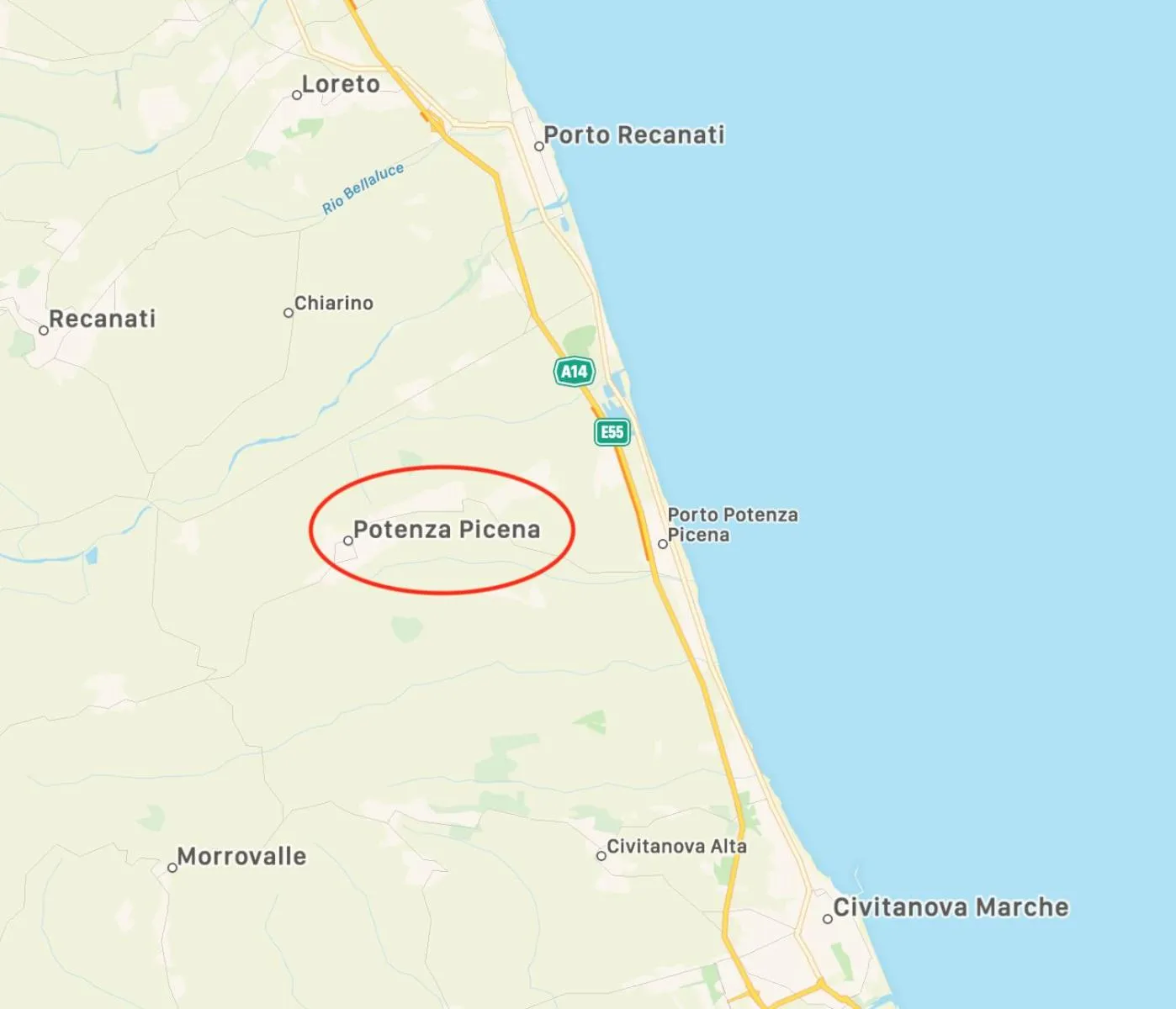 Location in Romantik Zimmer