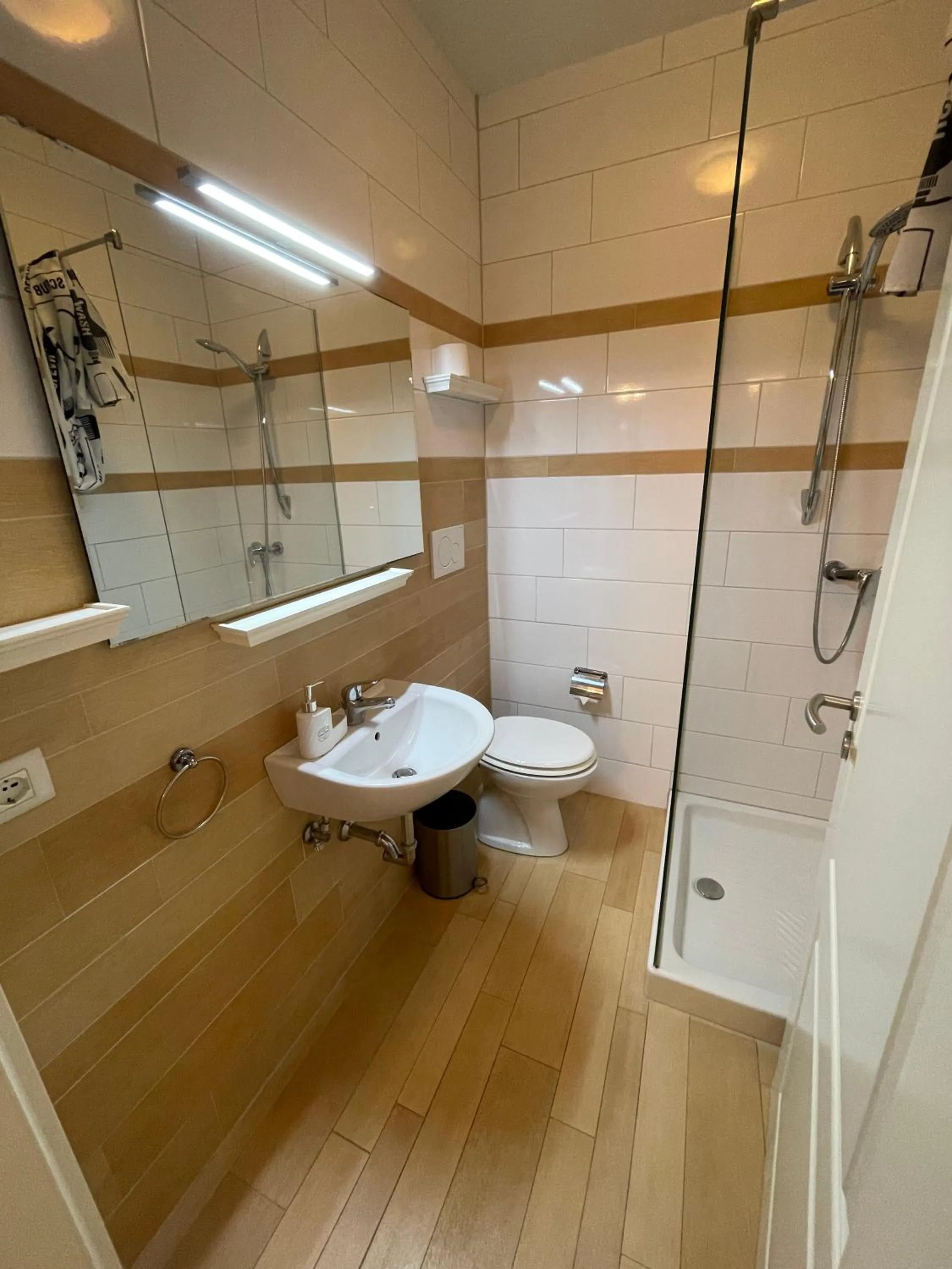 Shower in Romantik Zimmer