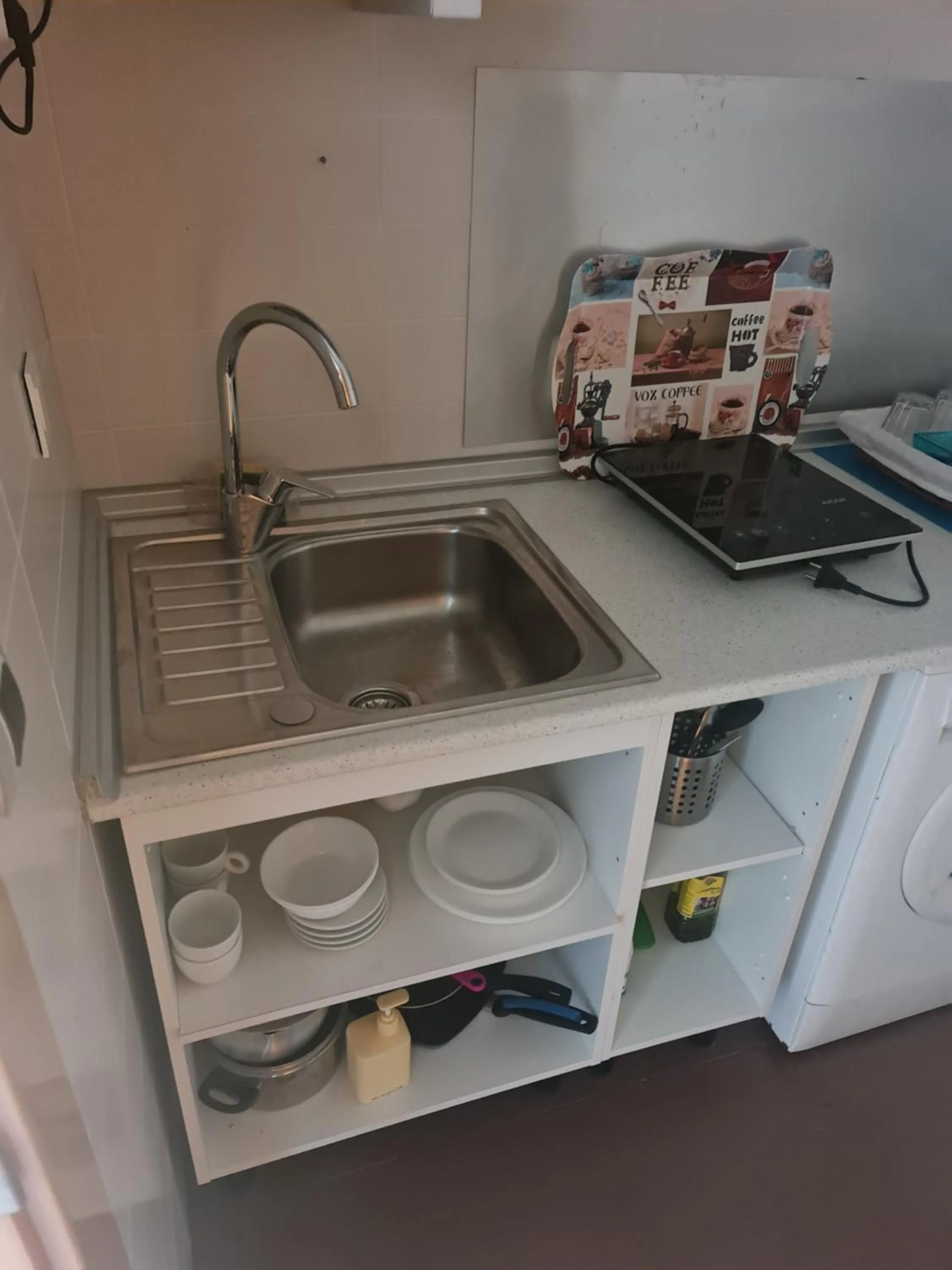 Kitchen or kitchenette, Kitchen/Kitchenette in Hotel Ciudad de Corella