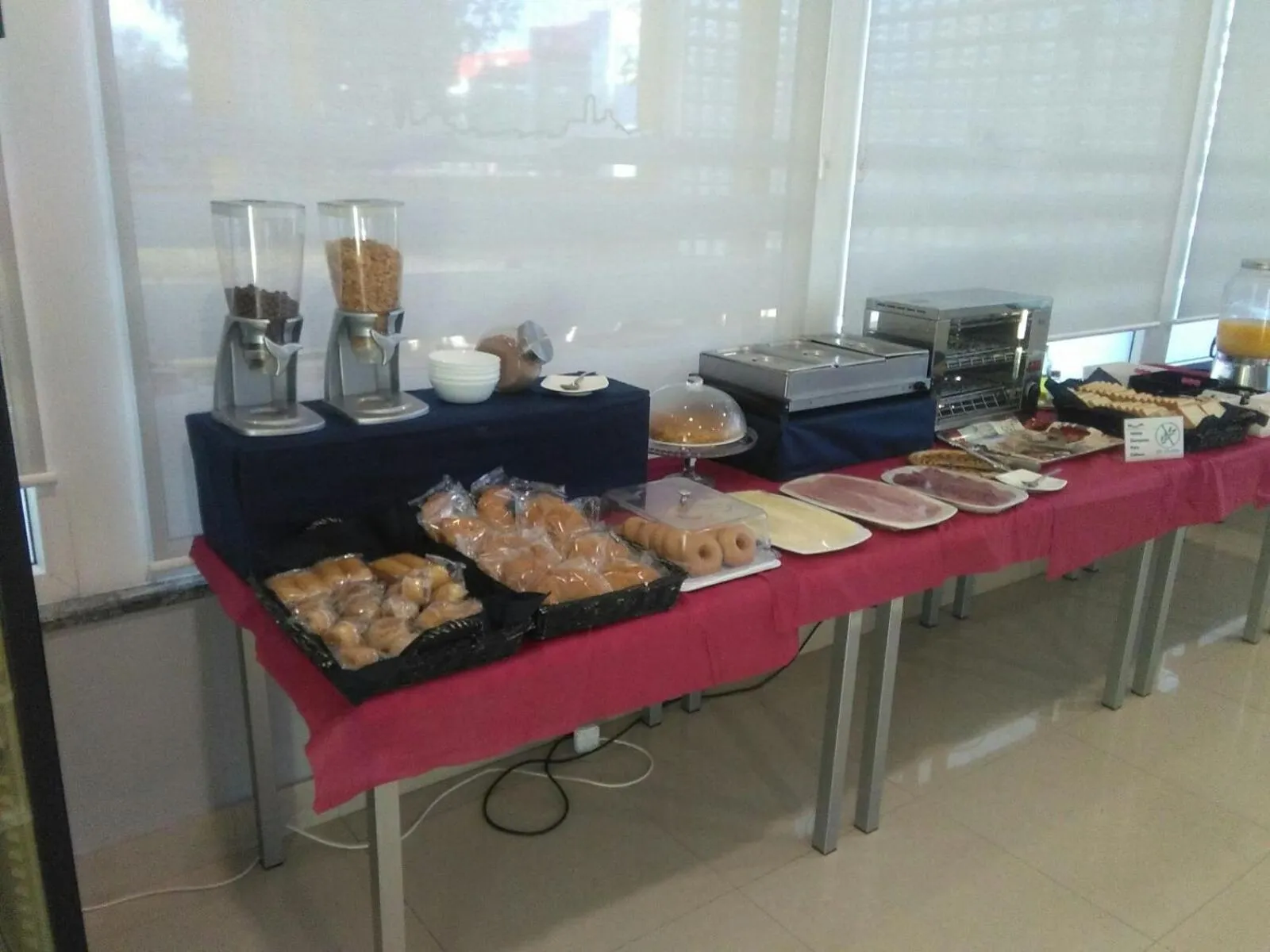 Buffet breakfast in Hotel Ciudad de Corella