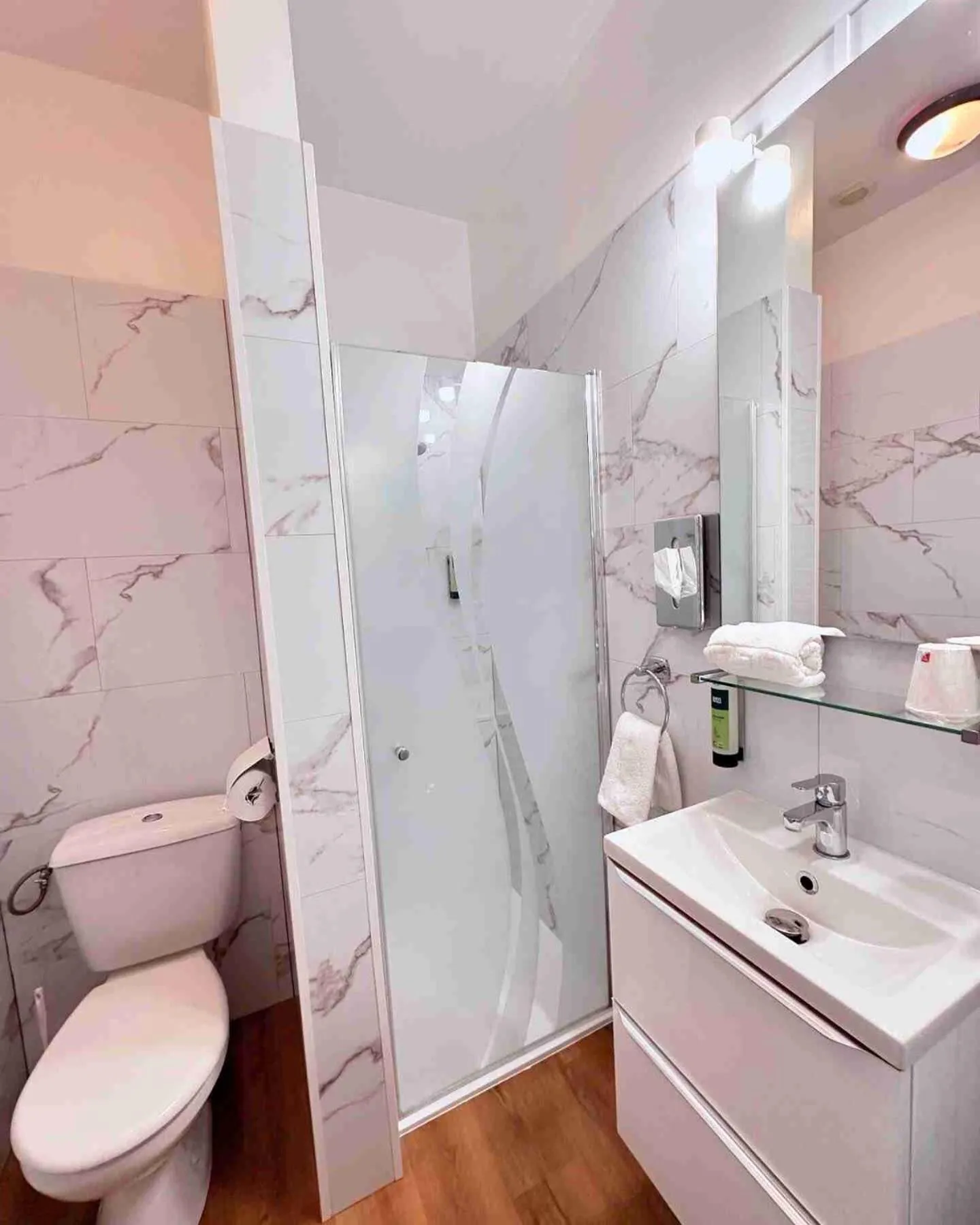 Bathroom in Logis Le Passiflore Cognac