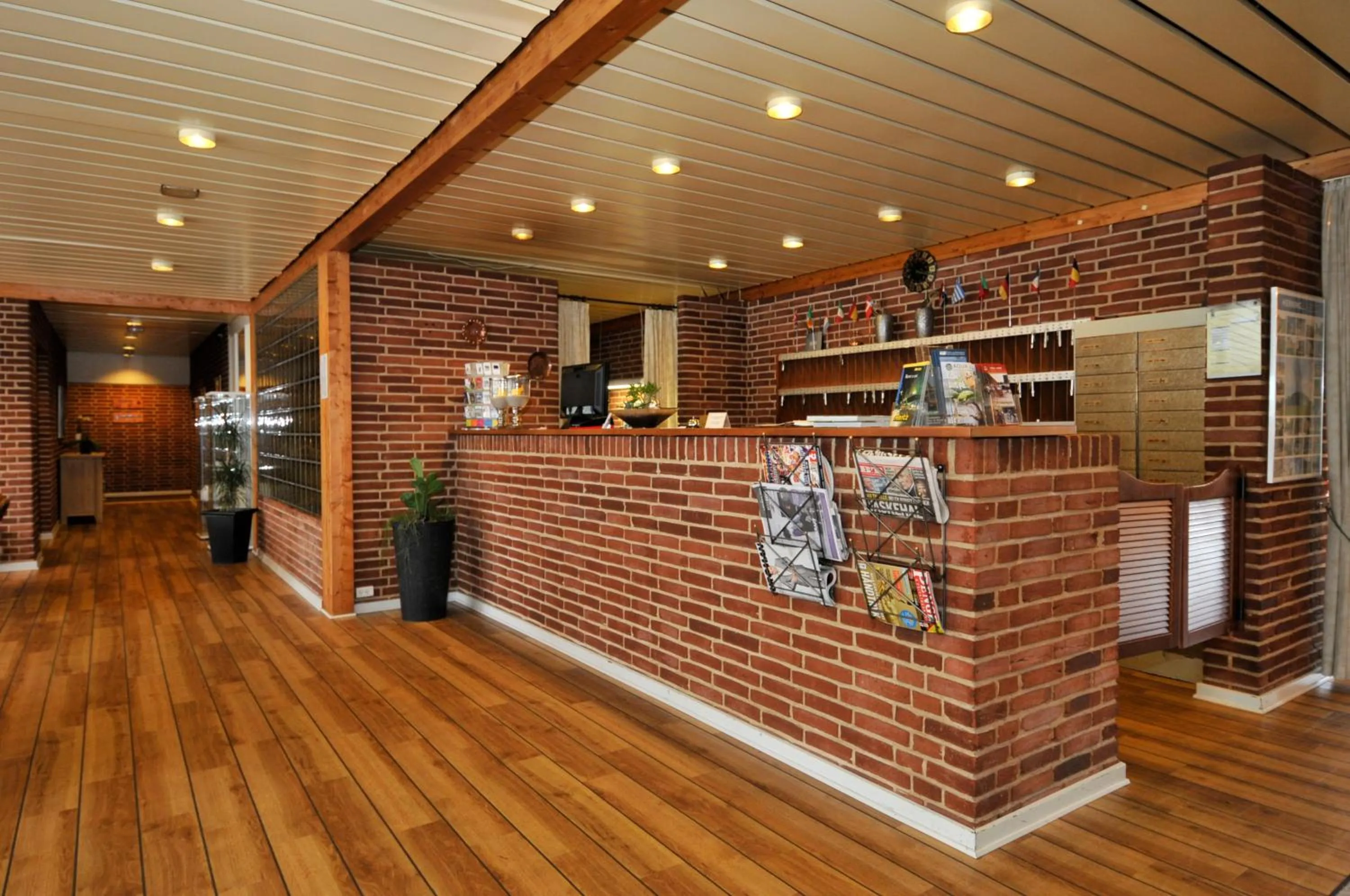 Lobby or reception in Hotel Lynggaarden