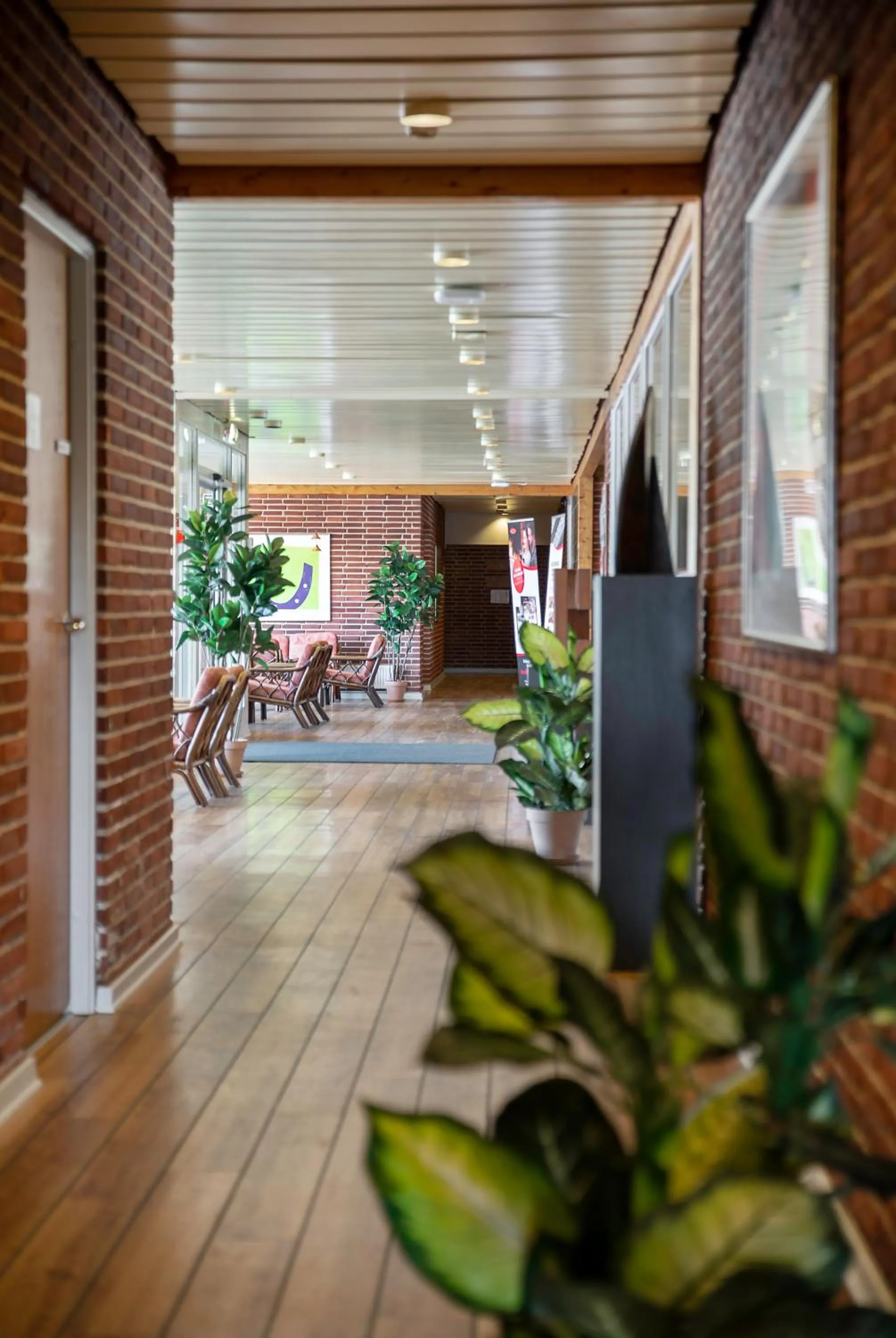 Lobby or reception in Hotel Lynggaarden