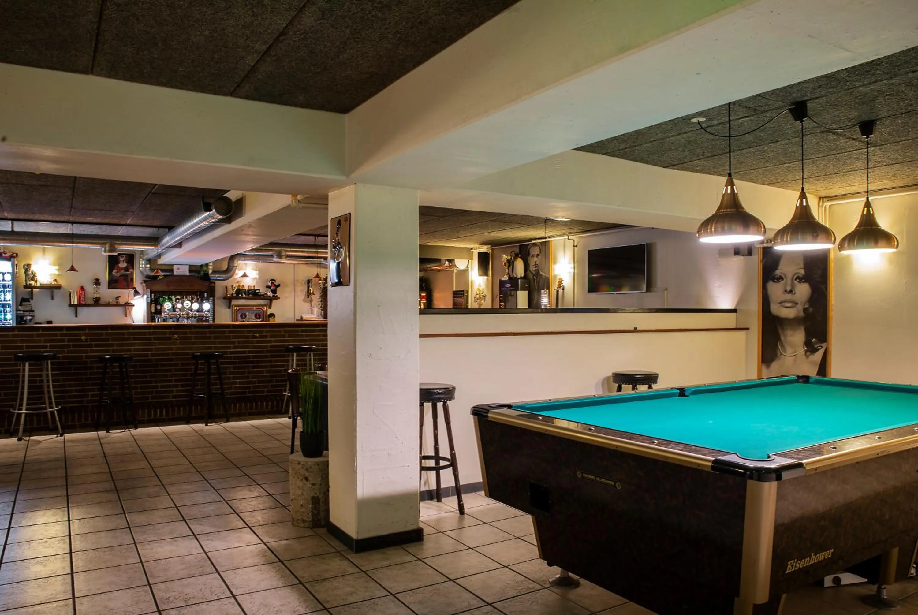 Lounge or bar in Hotel Lynggaarden