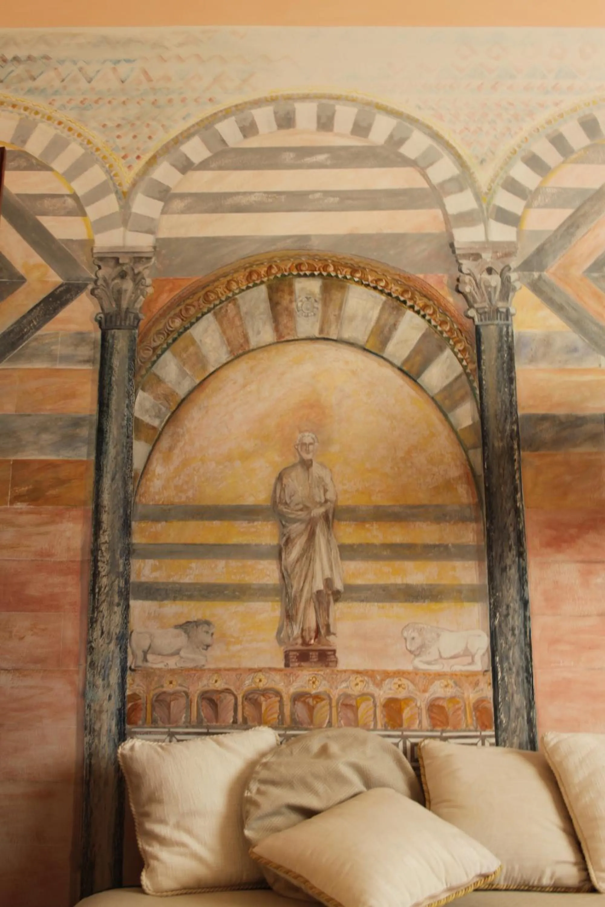 Decorative detail, Bed in Residenza Cantagalli