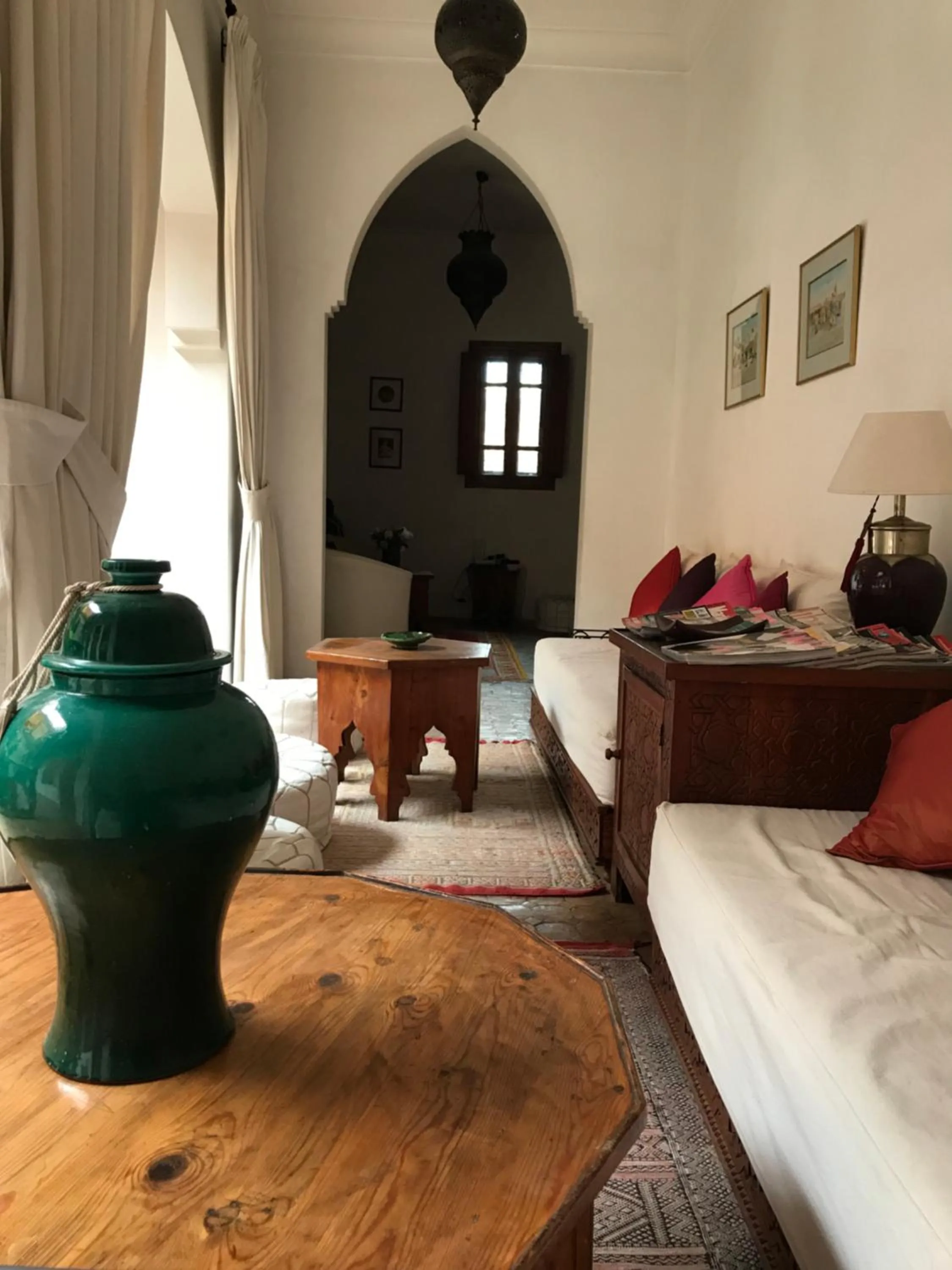 Living room in Riad Irene
