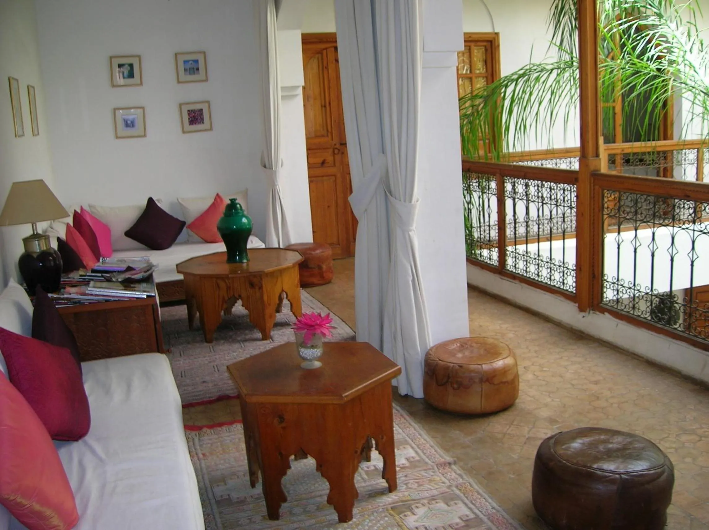 Seating area in Riad Irene