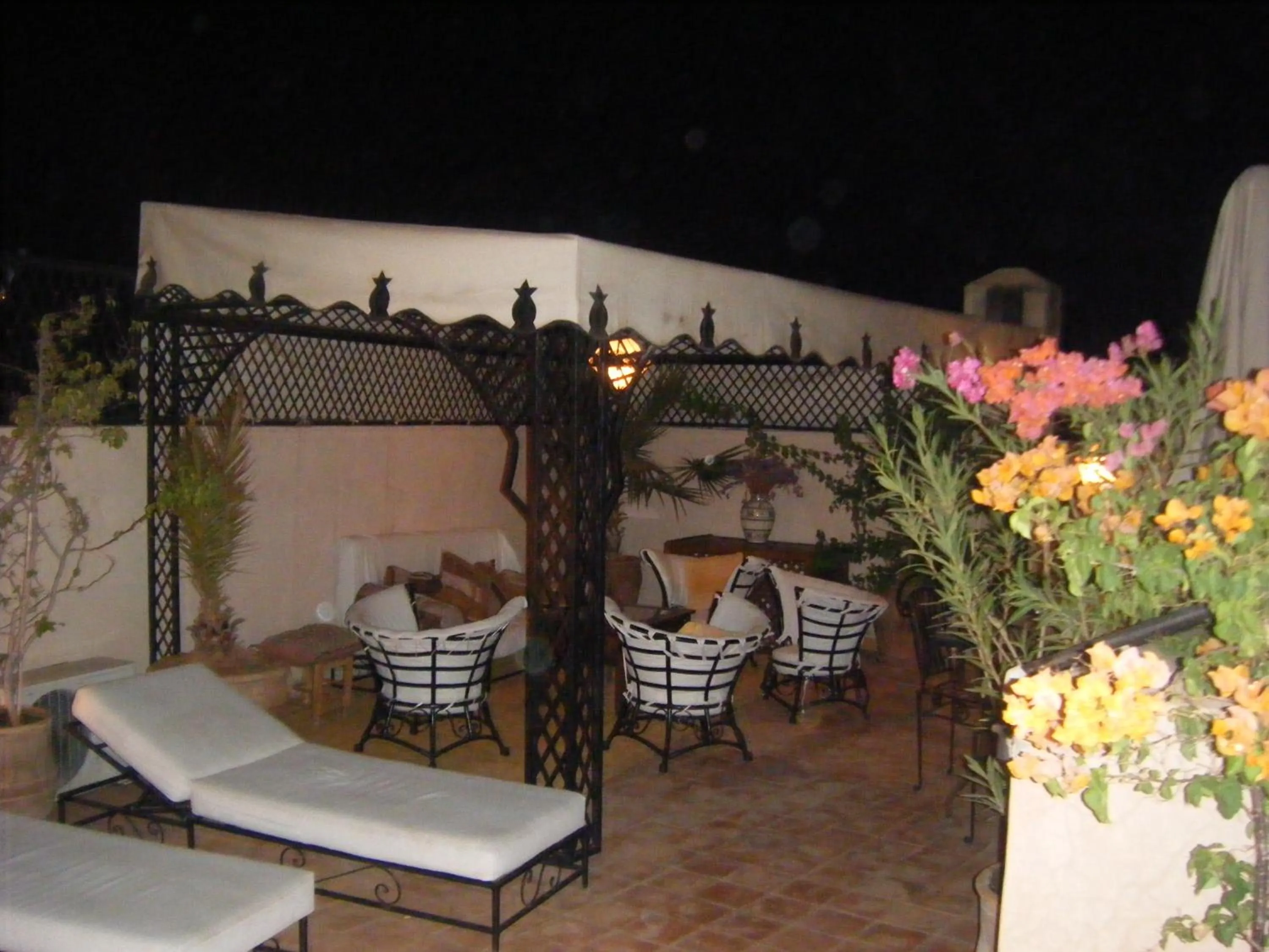 Balcony/Terrace in Riad Irene