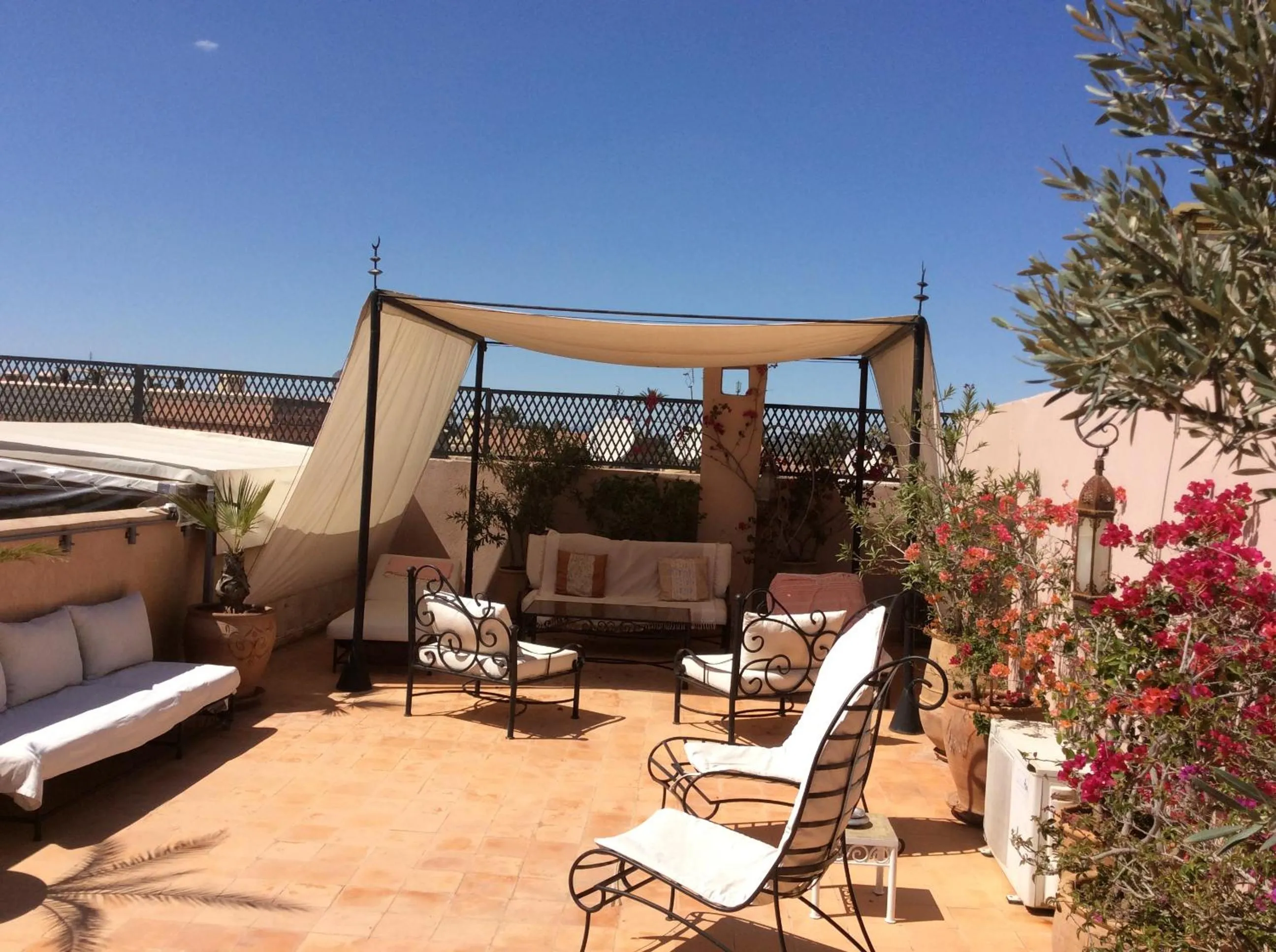 Balcony/Terrace in Riad Irene