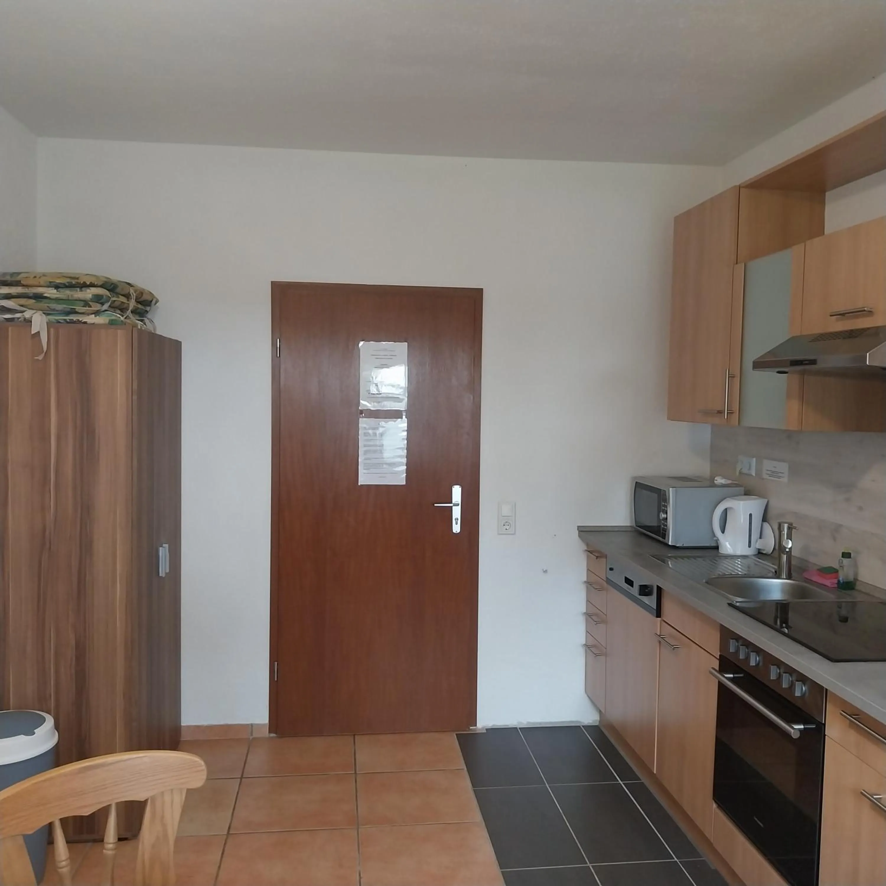 Kitchen or kitchenette in Landhaus im kühlen Grunde Garni