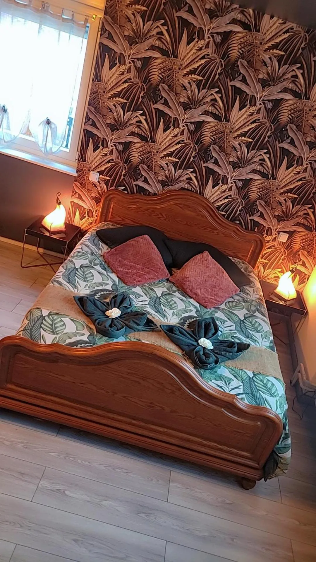 Bed in Gîtes & Chambres d'hôtes Villa La Lorraine