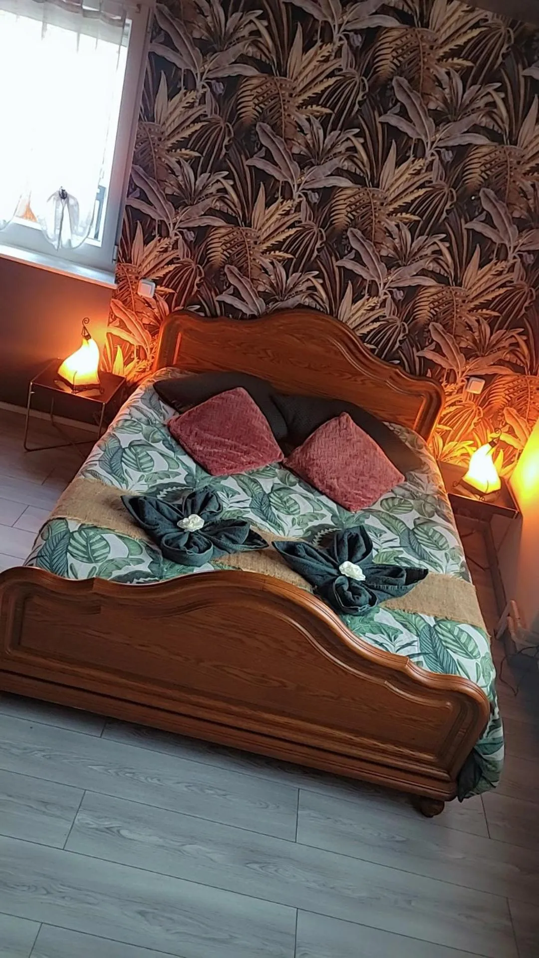 Bed in Gîtes & Chambres d'hôtes Villa La Lorraine