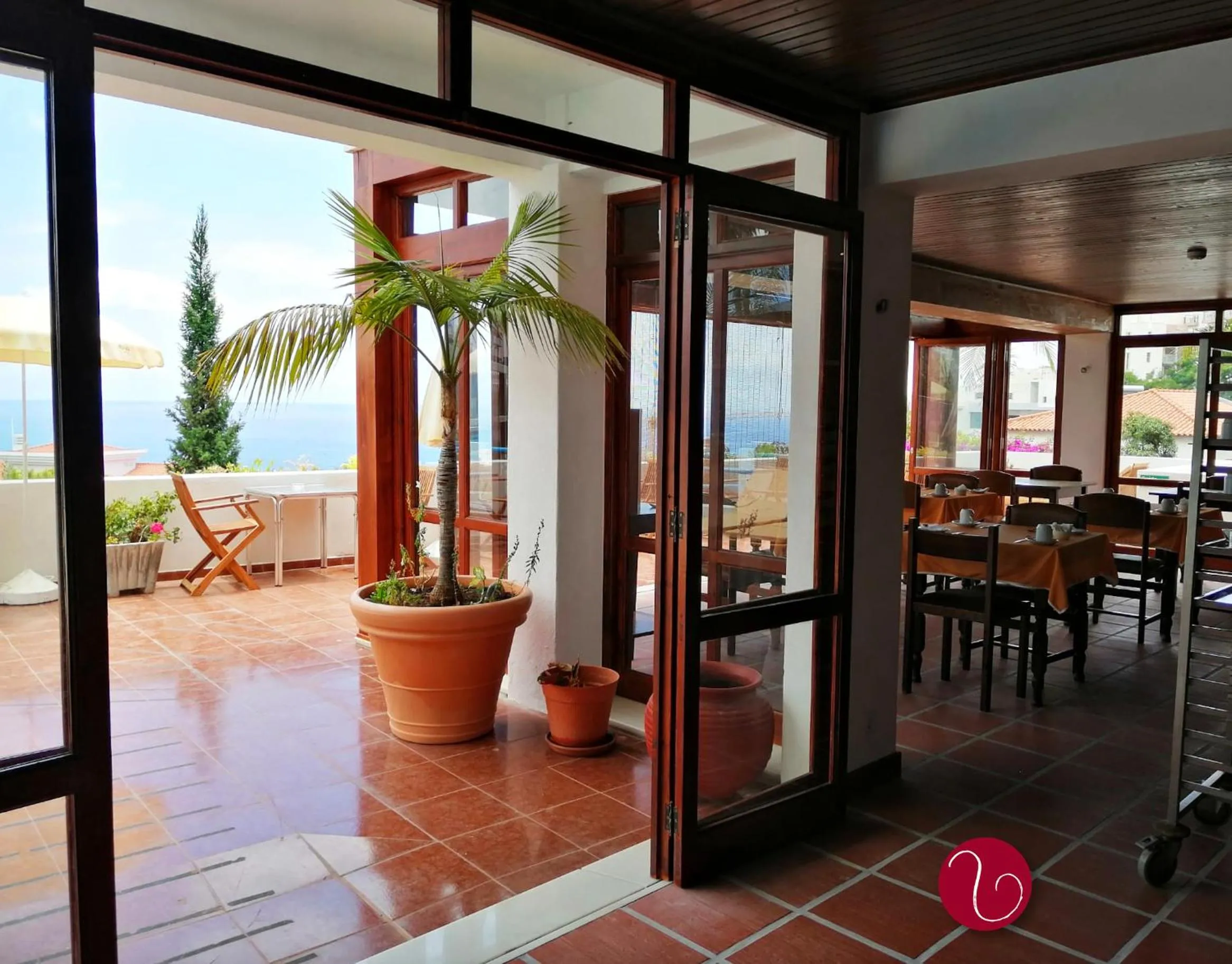 Patio in GuestHouse Vila Lusitania