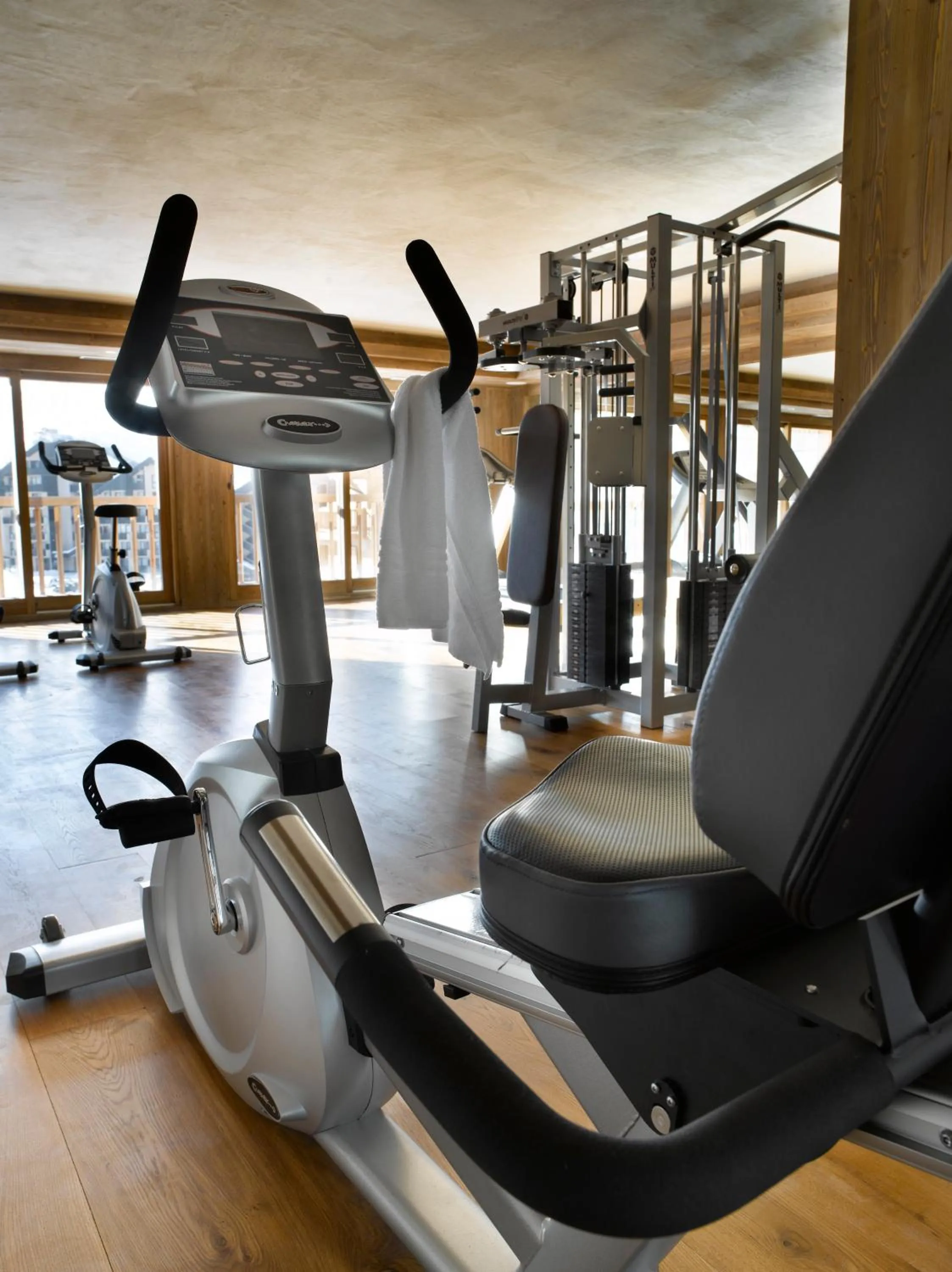 Fitness centre/facilities in CGH Résidences & Spas Le Village De Lessy