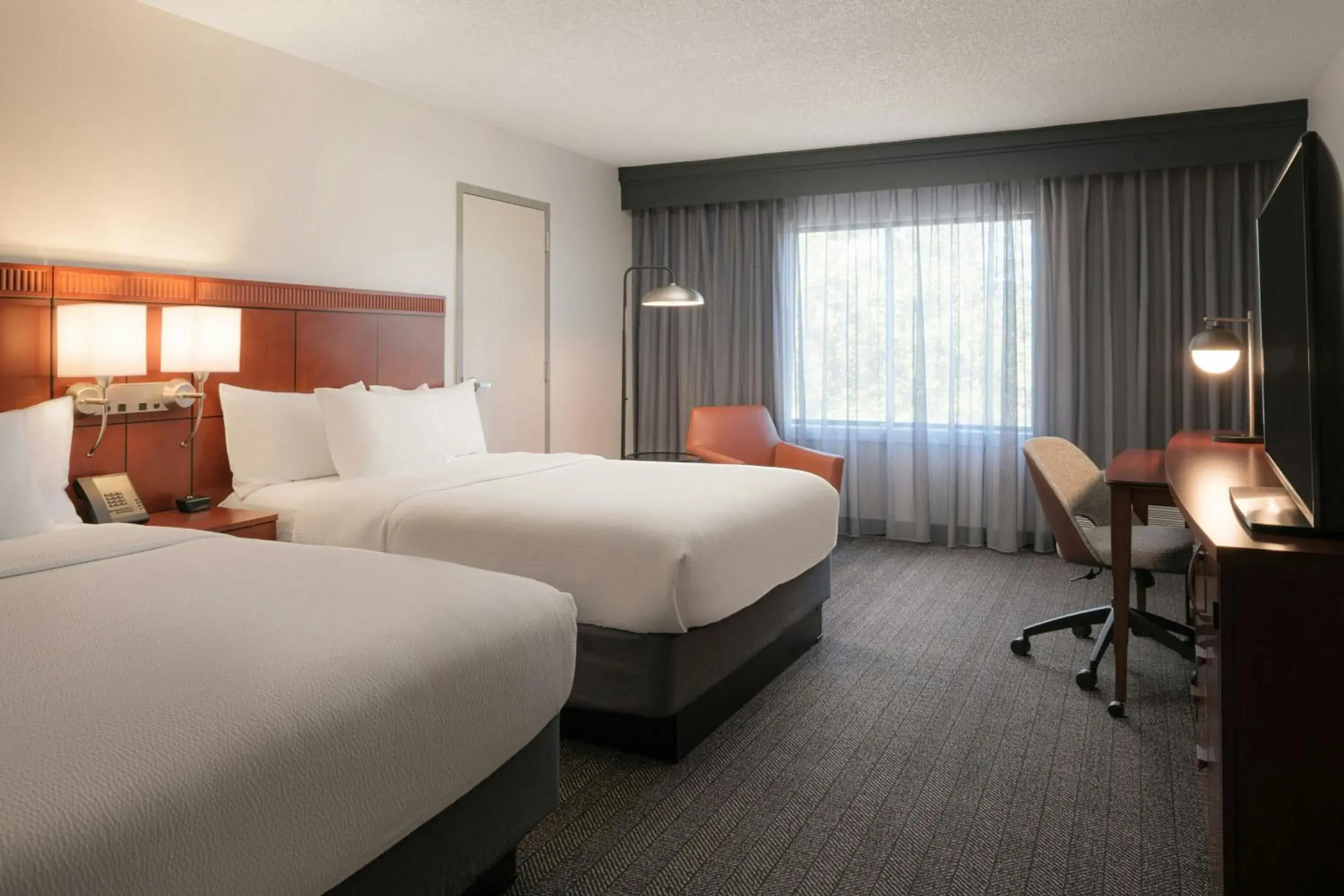 Double Room with Two Double Beds in Courtyard by Marriott Louisville East Double Room with Two Double Beds in Courtyard by Marriott Louisville East