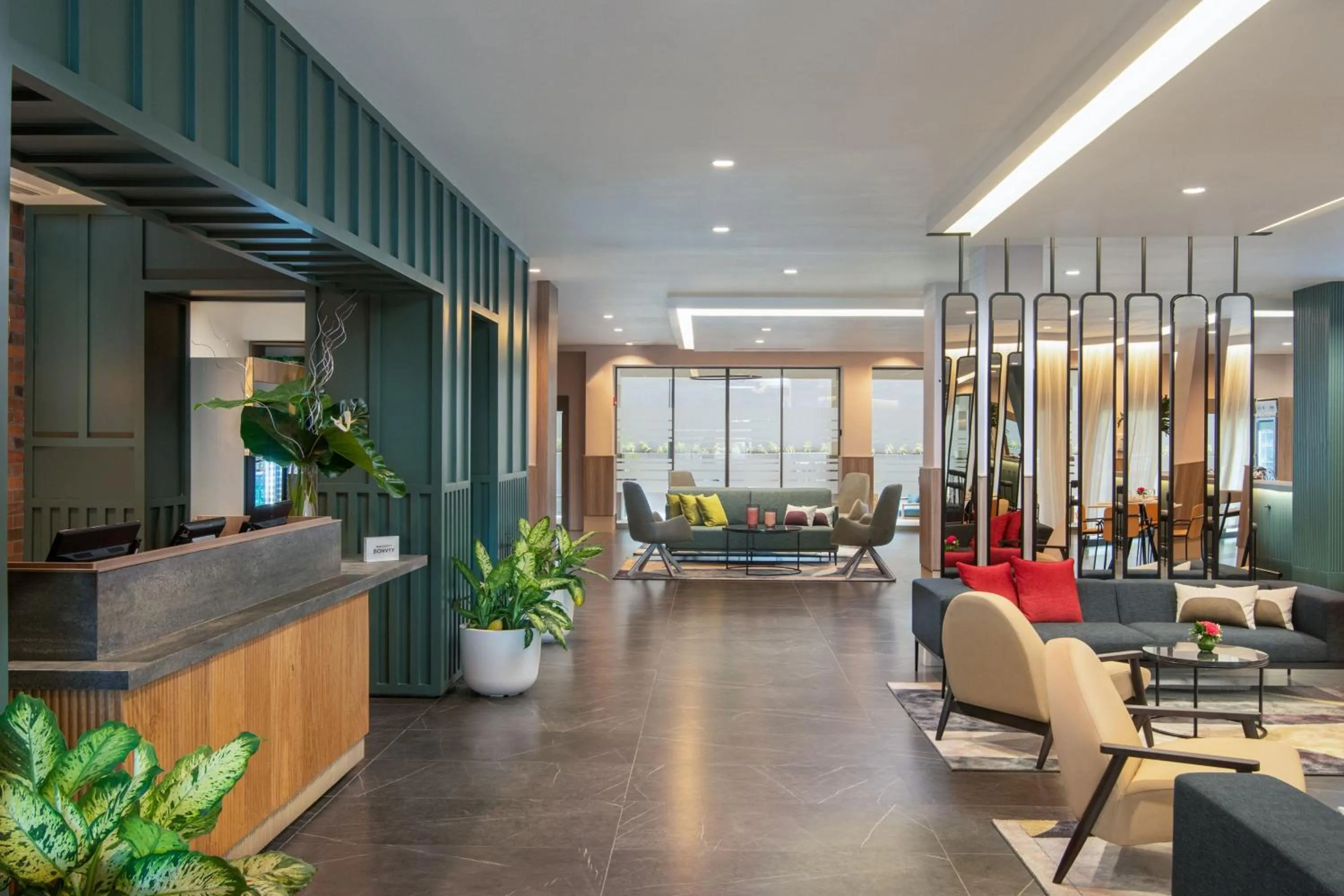 Lobby or reception in Courtyard by Marriott Santo Domingo