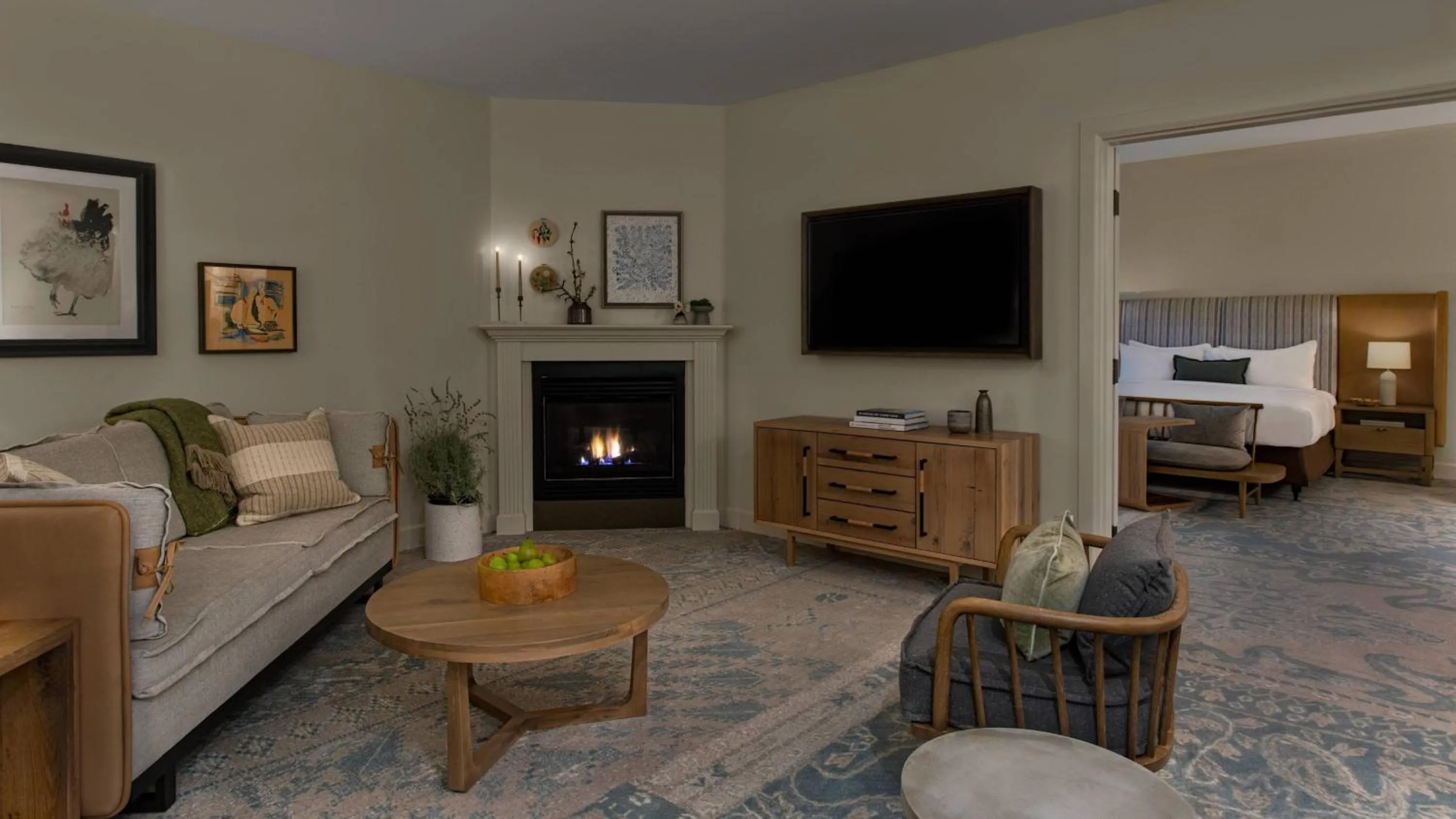 Bed in The Lodge at Sonoma Resort, Autograph Collection