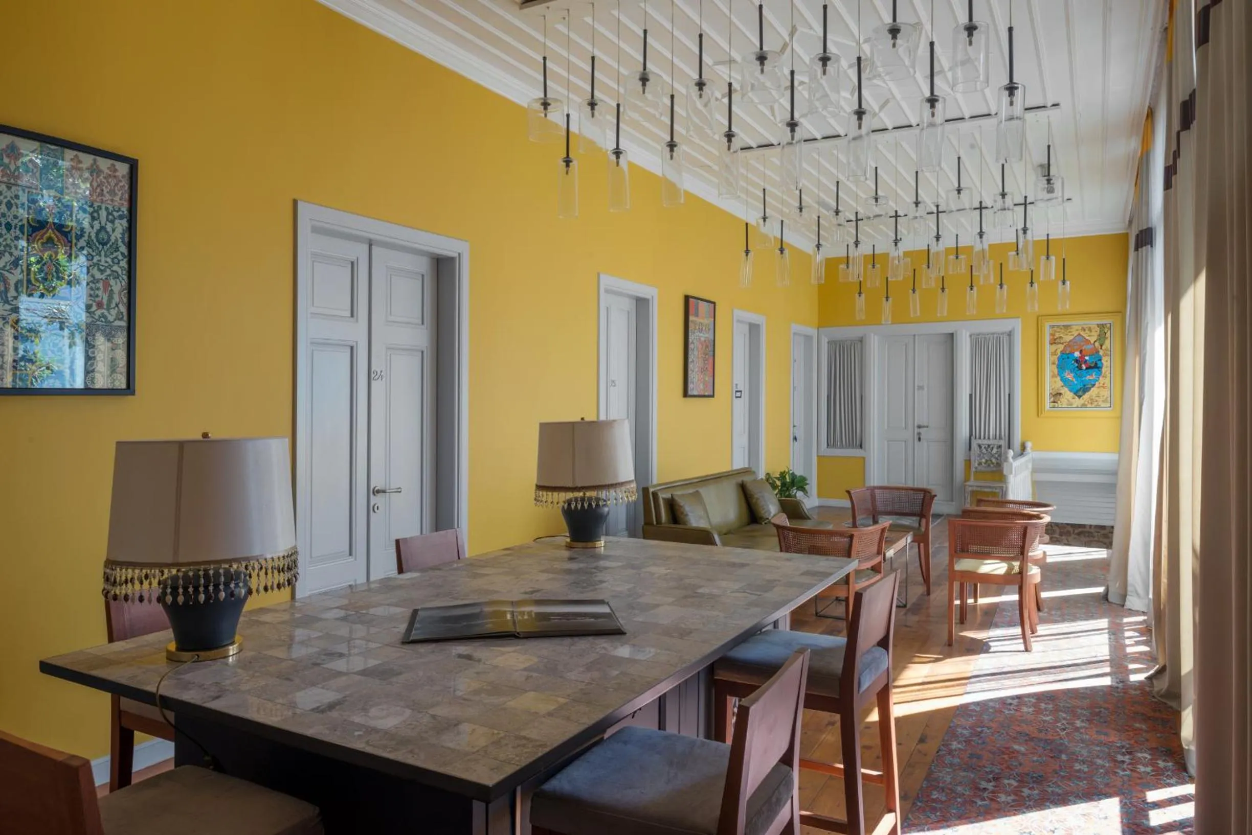 Seating area in Delight Deluxe Hotel