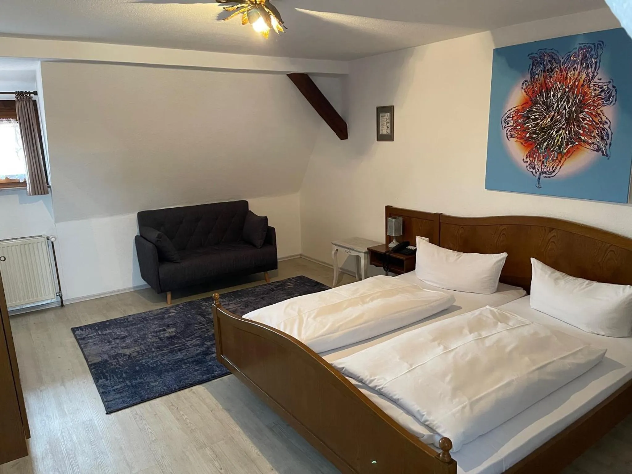 Bedroom, Bed in Landhotel Sickinger Hof