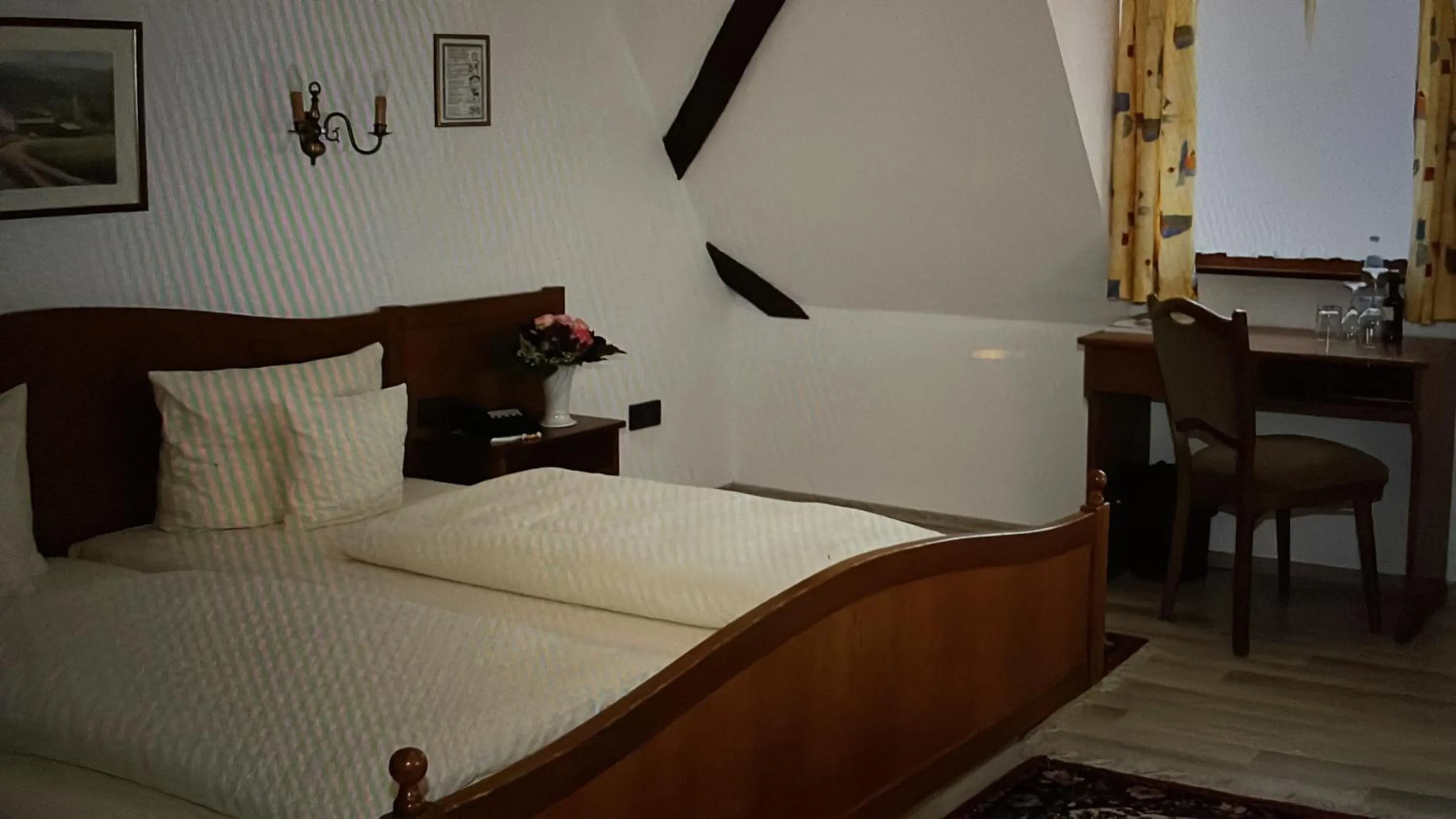 Bedroom, Bed in Landhotel Sickinger Hof