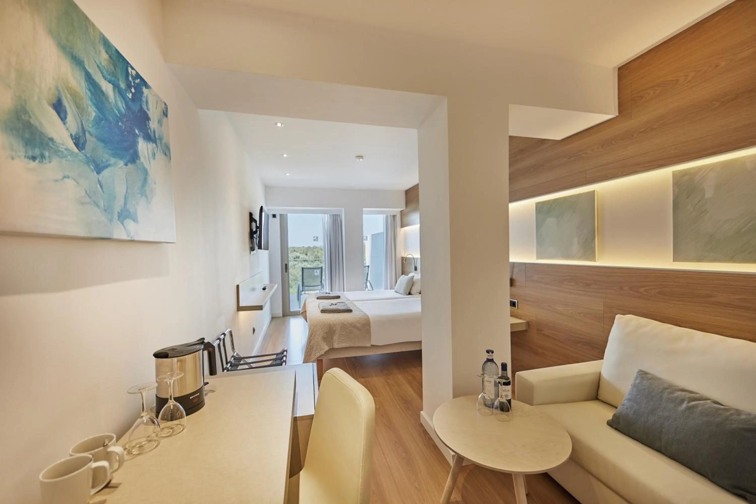 Bedroom, Bed in Monsuau Cala D'Or Hotel 4 Sup - Adults Only