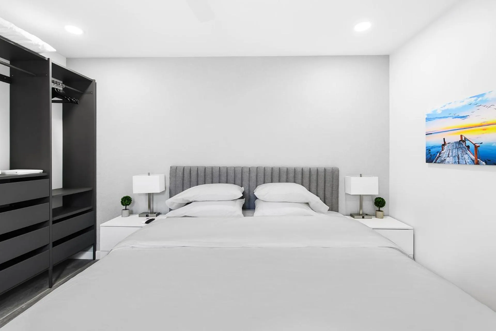 Bed in The Hotel Deauville