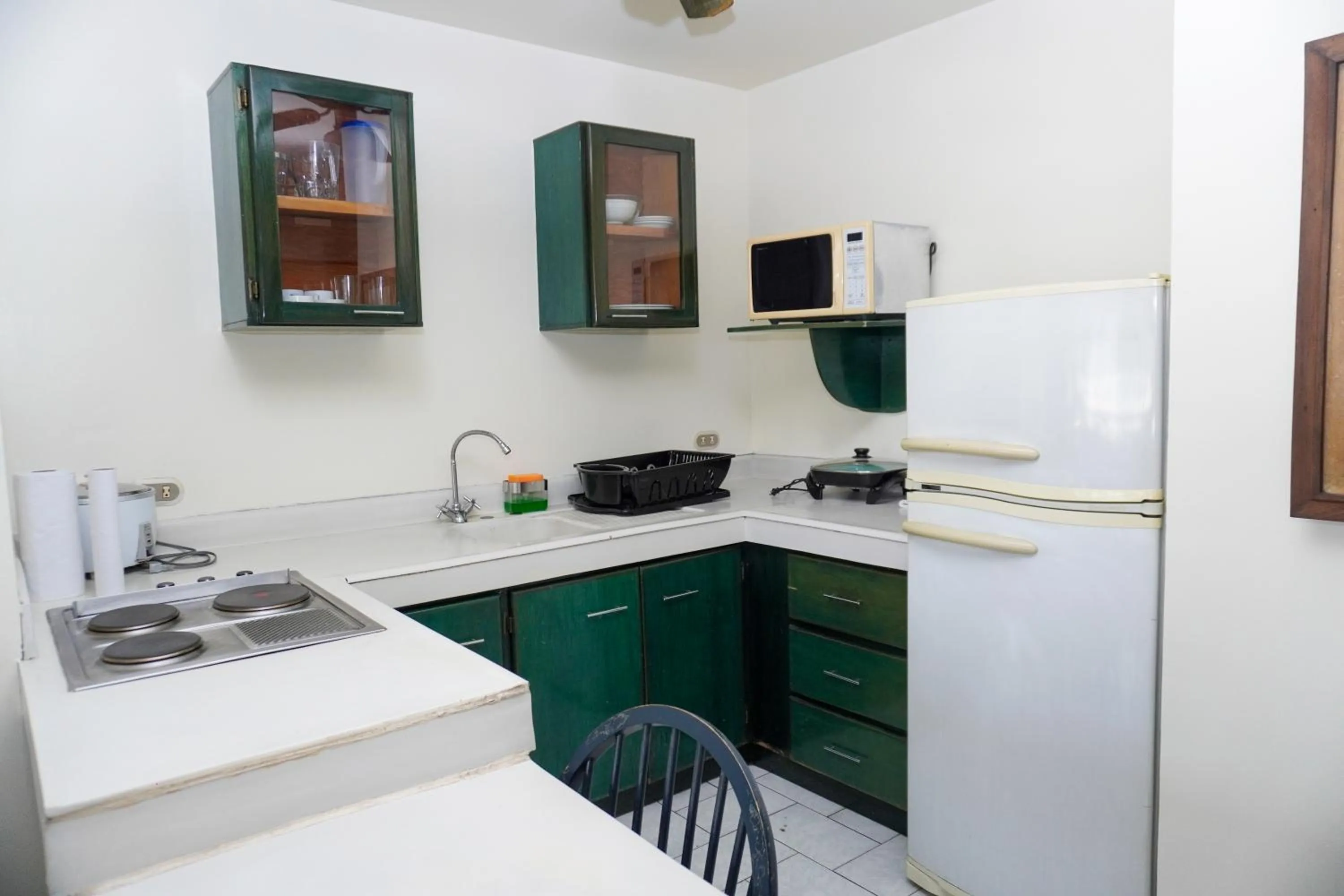 Kitchen or kitchenette in Oro Apart Hotel