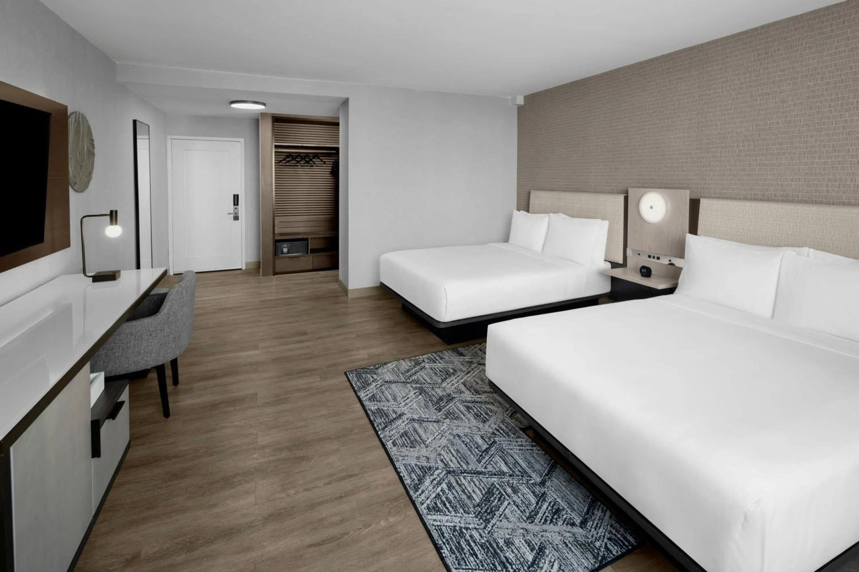 Photo of the whole room, Bed in AC Hotel Arlington National Landing