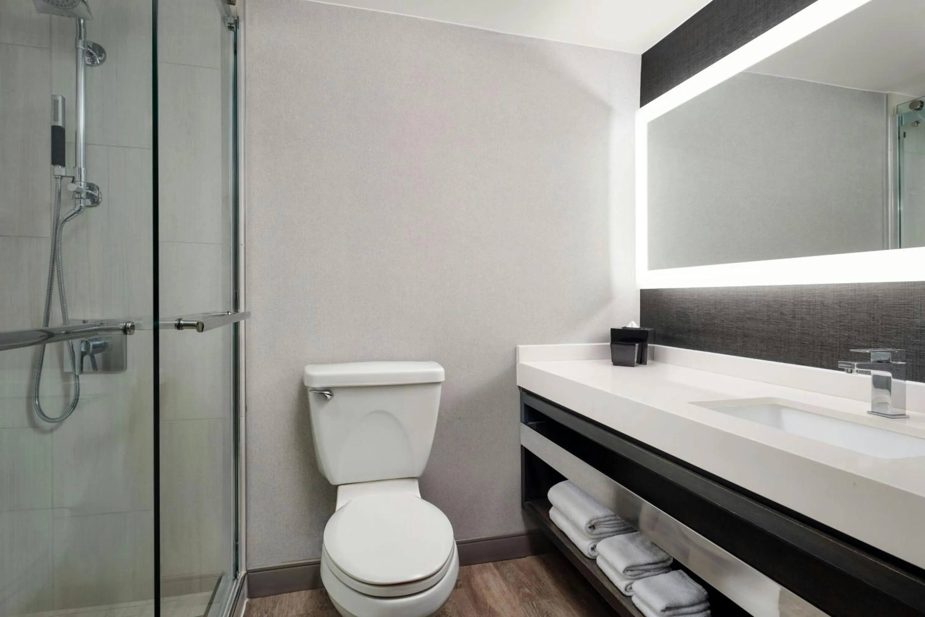 Bathroom in AC Hotel Arlington National Landing